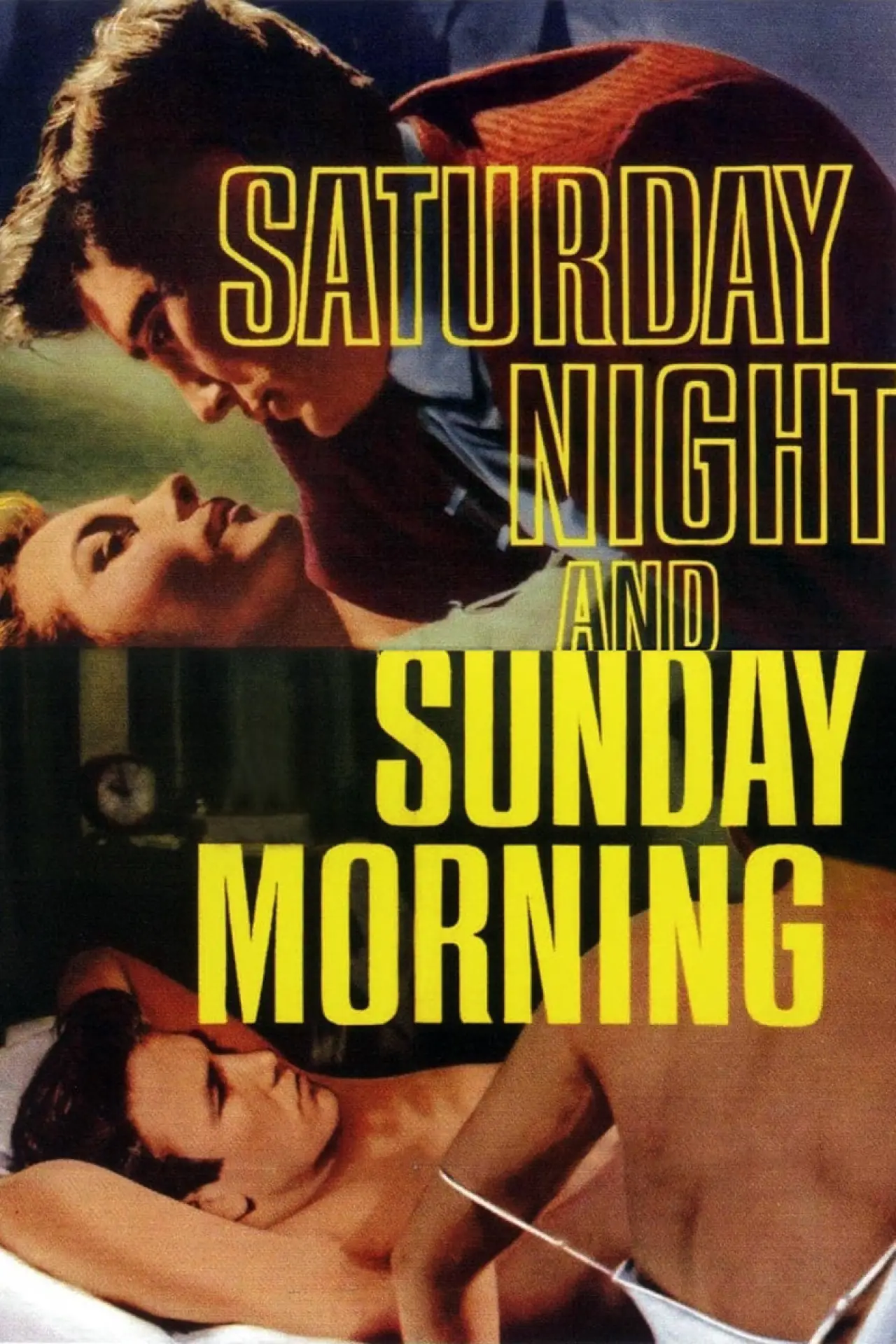 Plakat filmowy "Saturday Night and Sunday Morning"