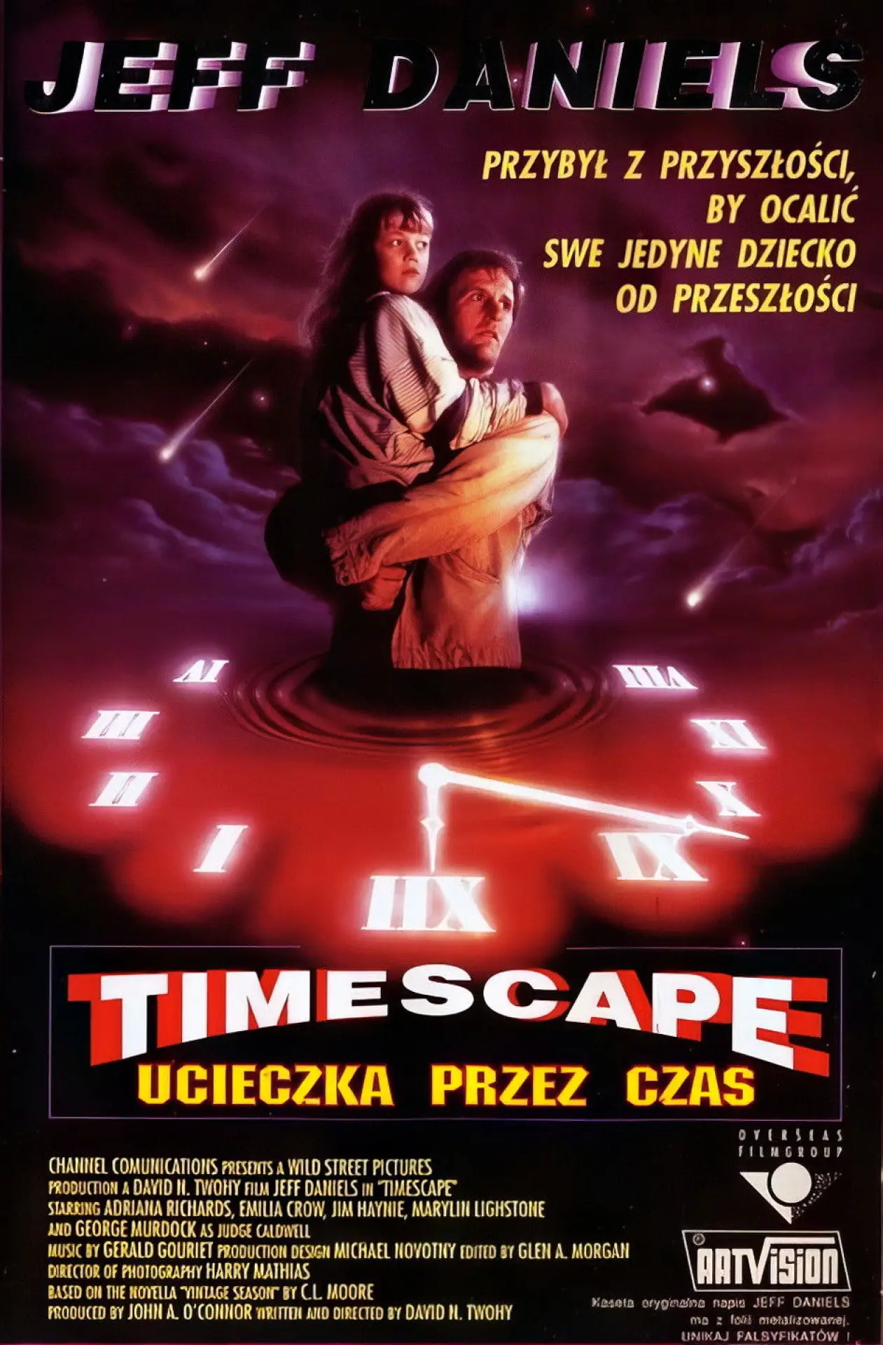 Plakat filmowy "Ucieczka przez czas"