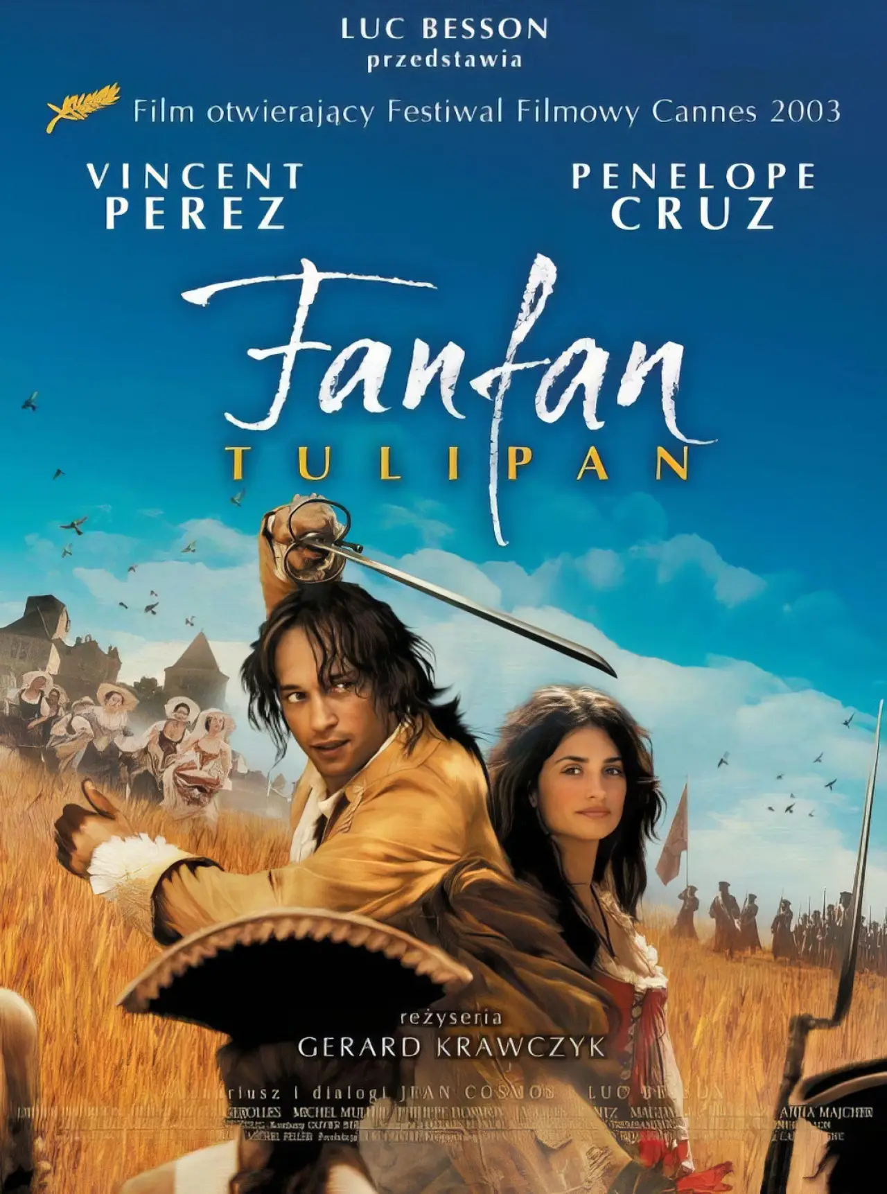 Plakat filmowy "Fanfan Tulipan"