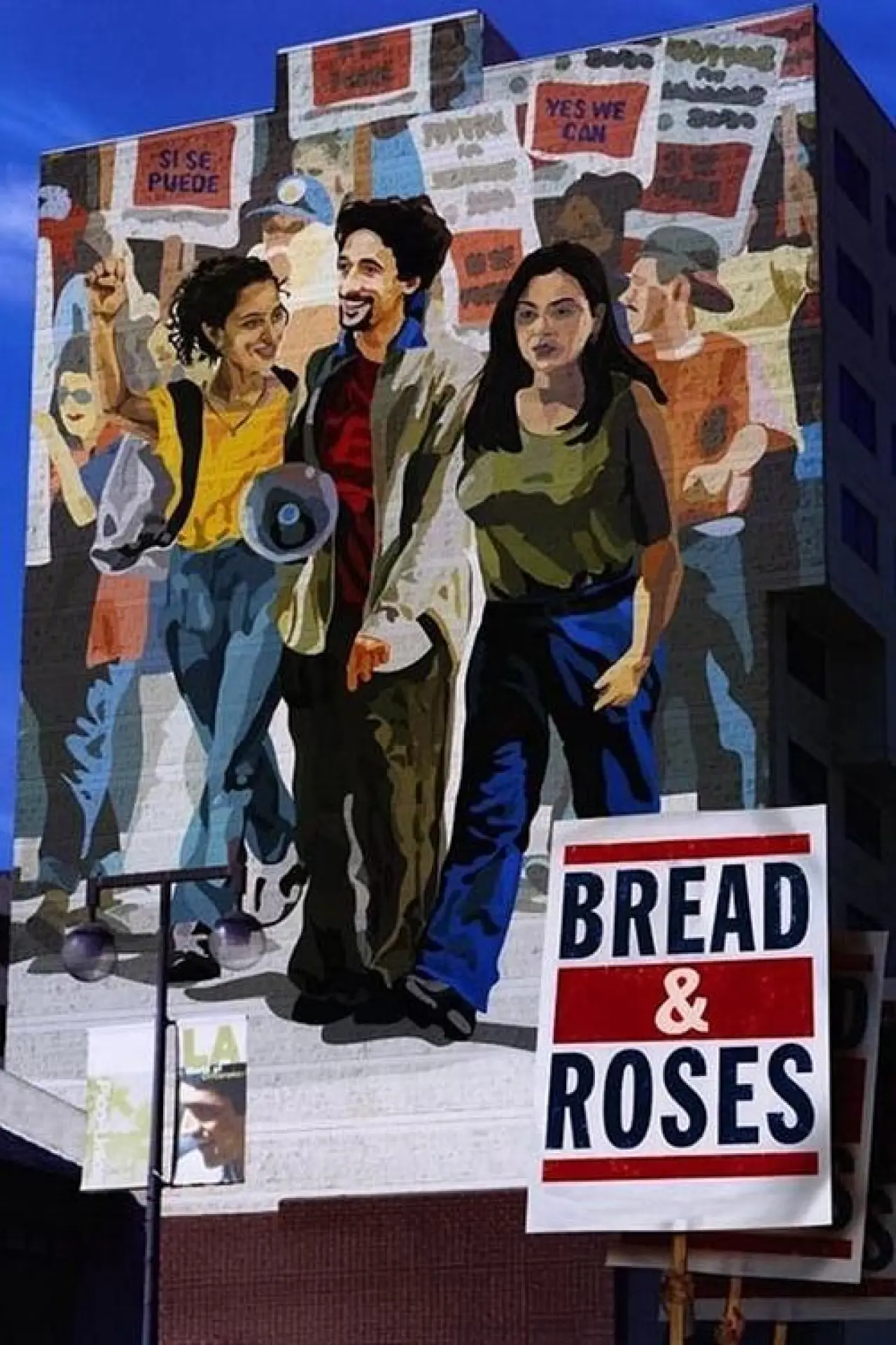 Plakat filmowy "Chleb i róże"