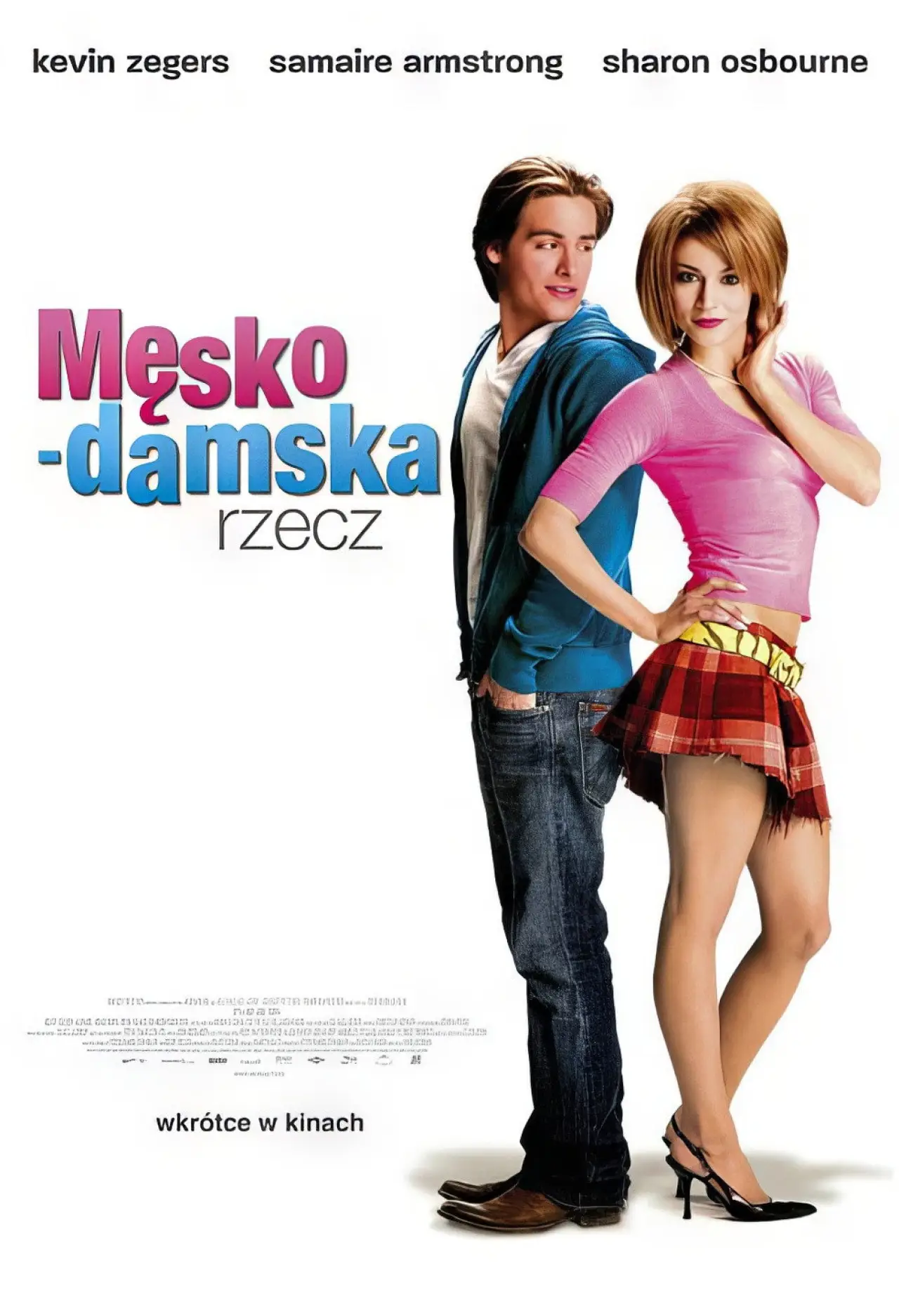 Plakat filmowy "Męsko-damska rzecz"
