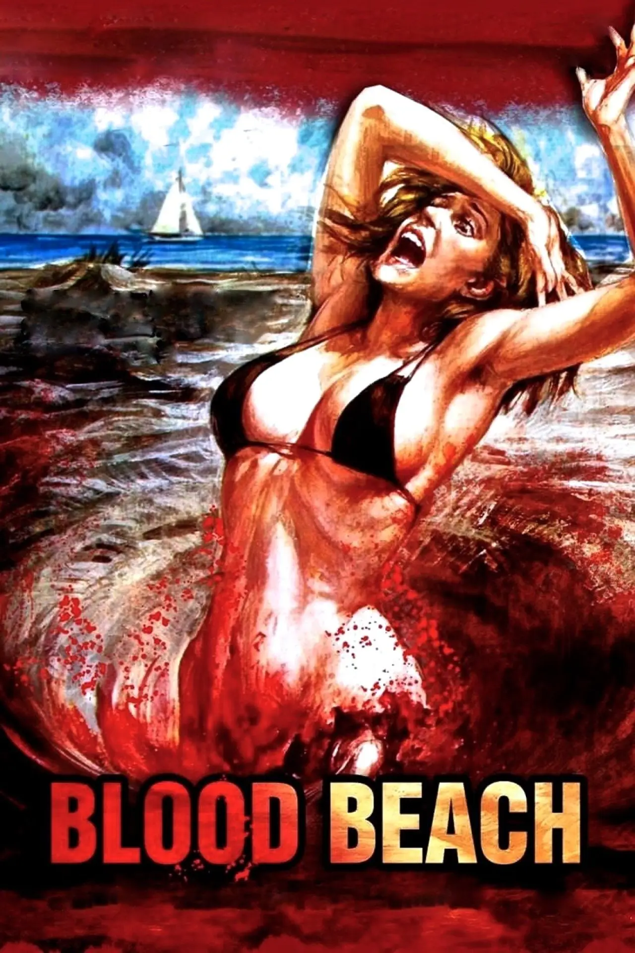 Plakat filmowy "Blood Beach"