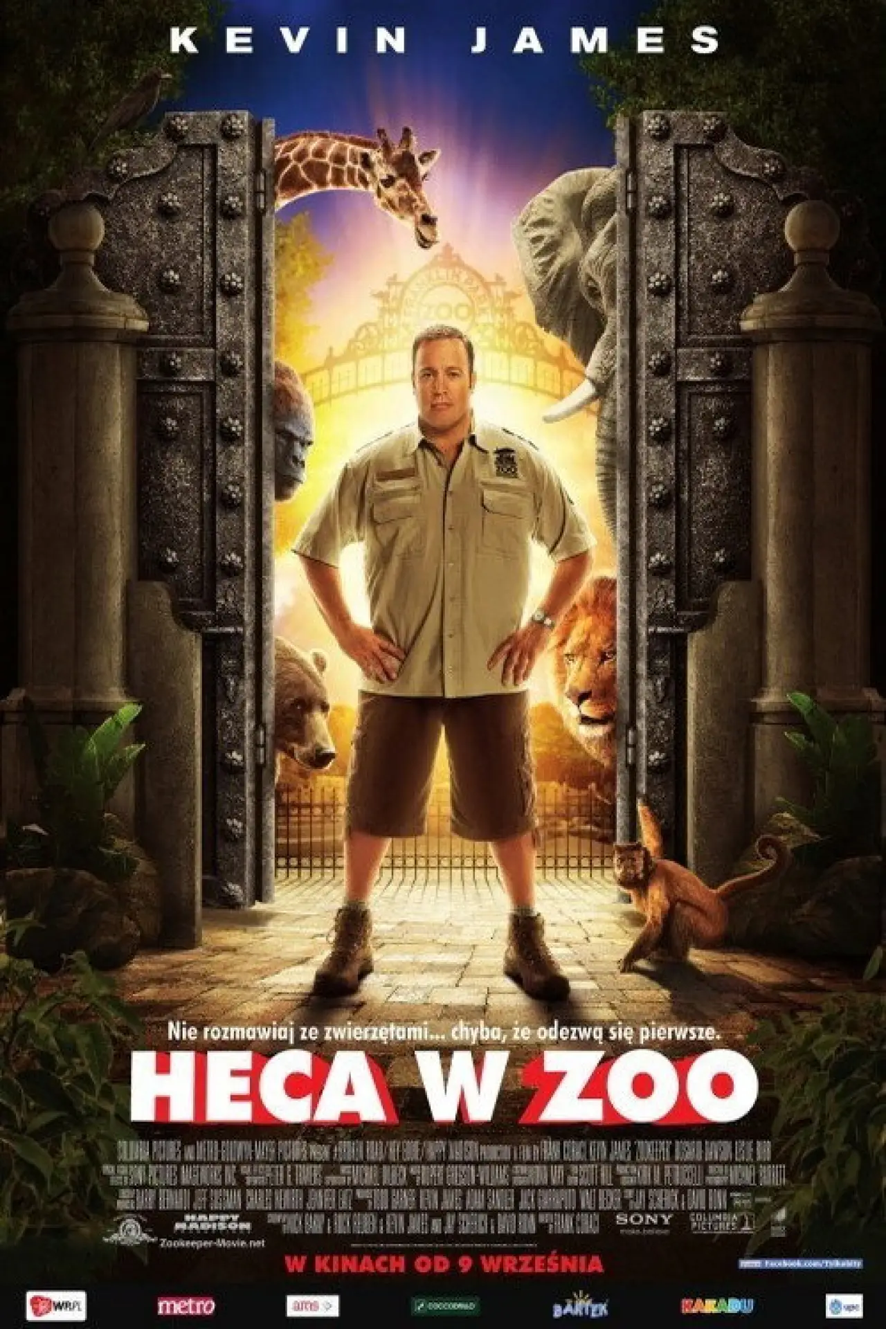 Plakat filmowy "Heca w Zoo"