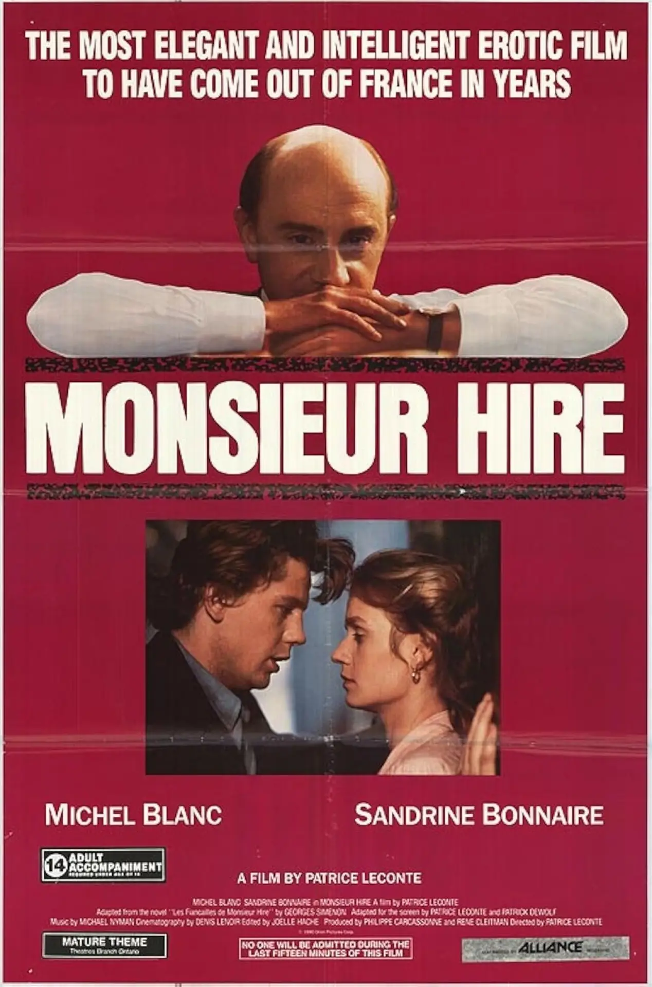 Plakat filmowy "Monsieur Hire"
