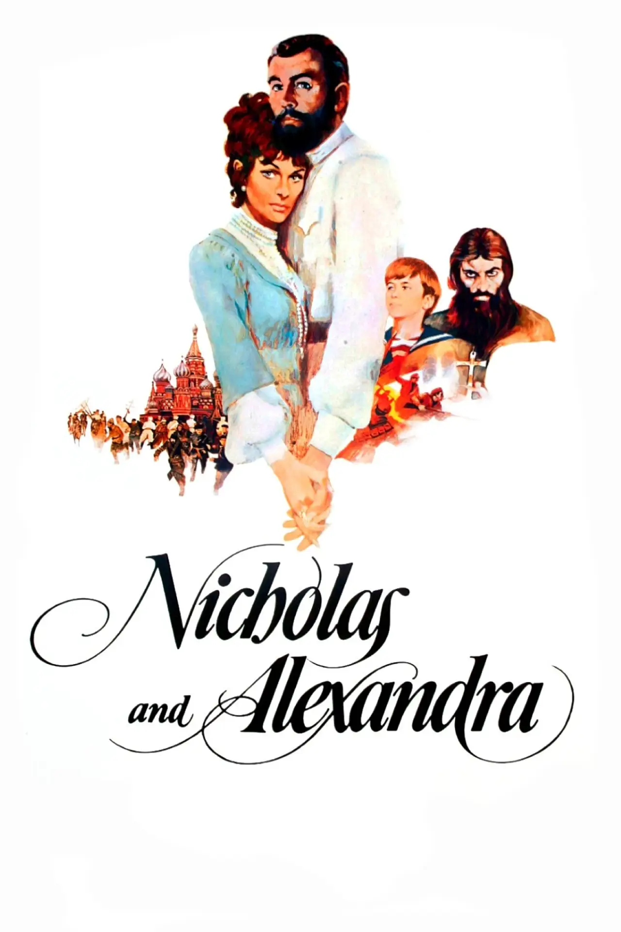 Plakat filmowy "Mikołaj i Aleksandra"