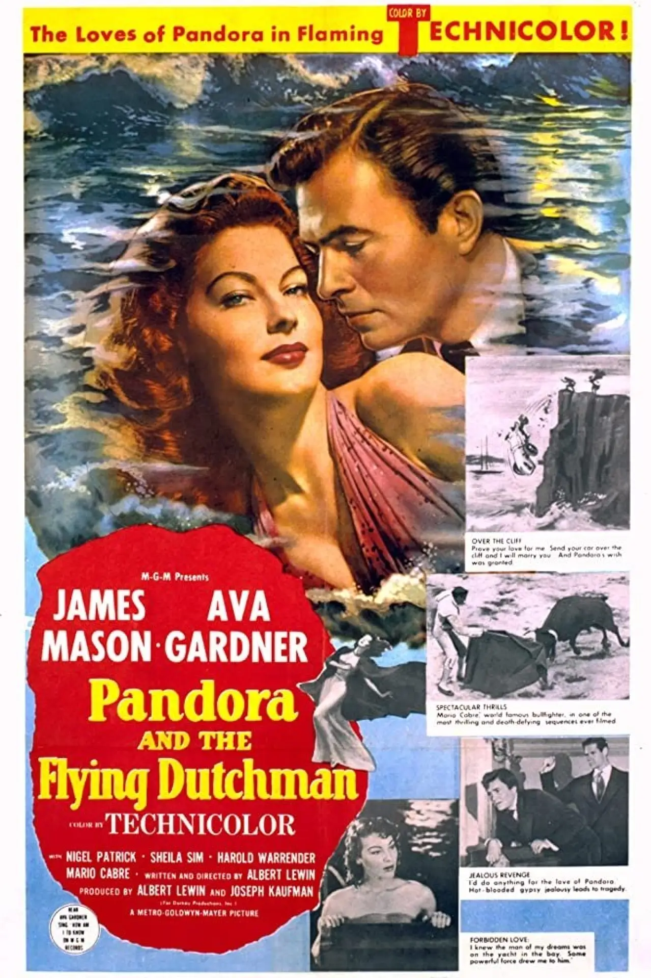 Plakat filmowy "Pandora and the Flying Dutchman"