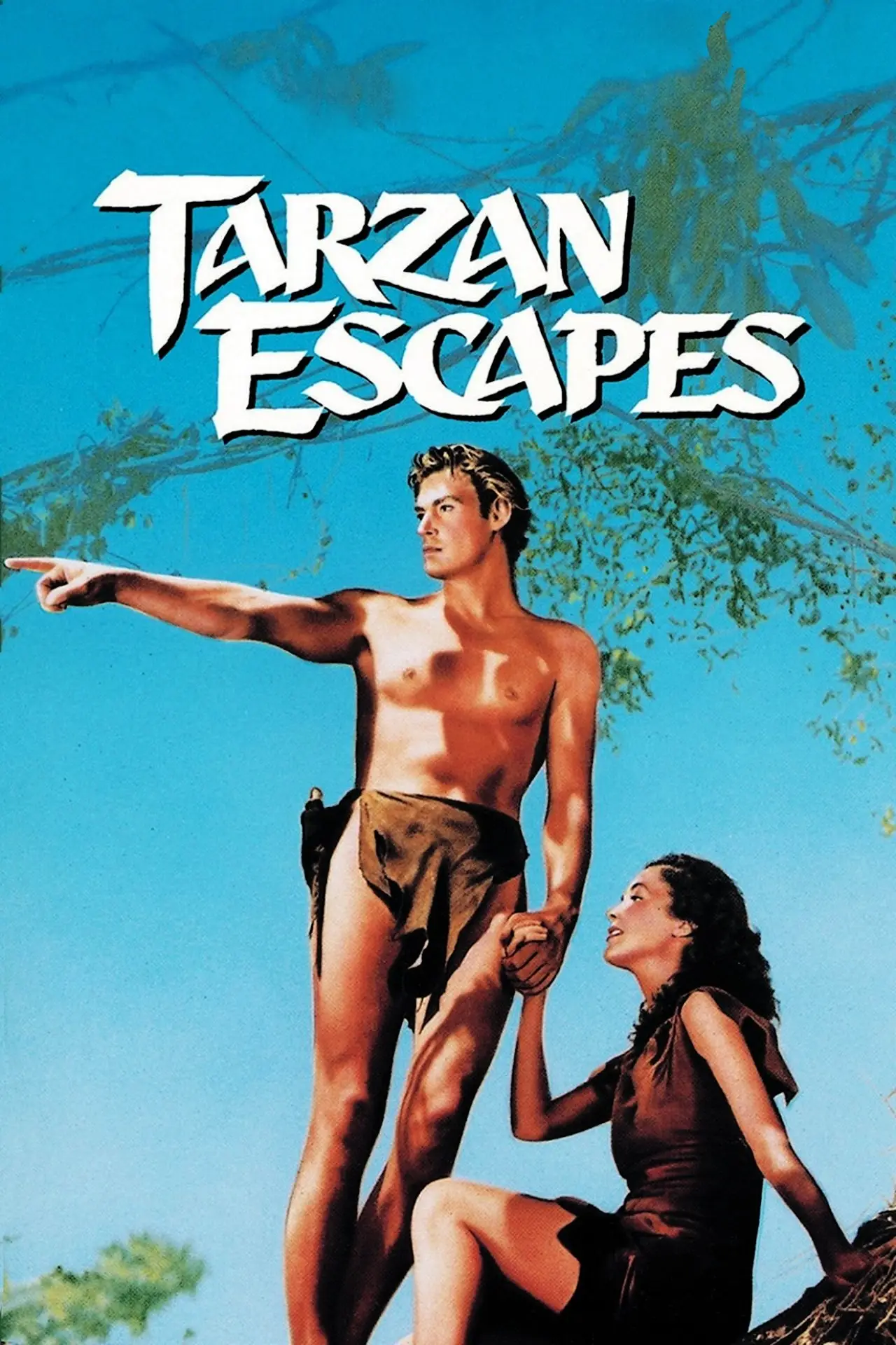 Plakat filmowy "Ucieczka Tarzana"
