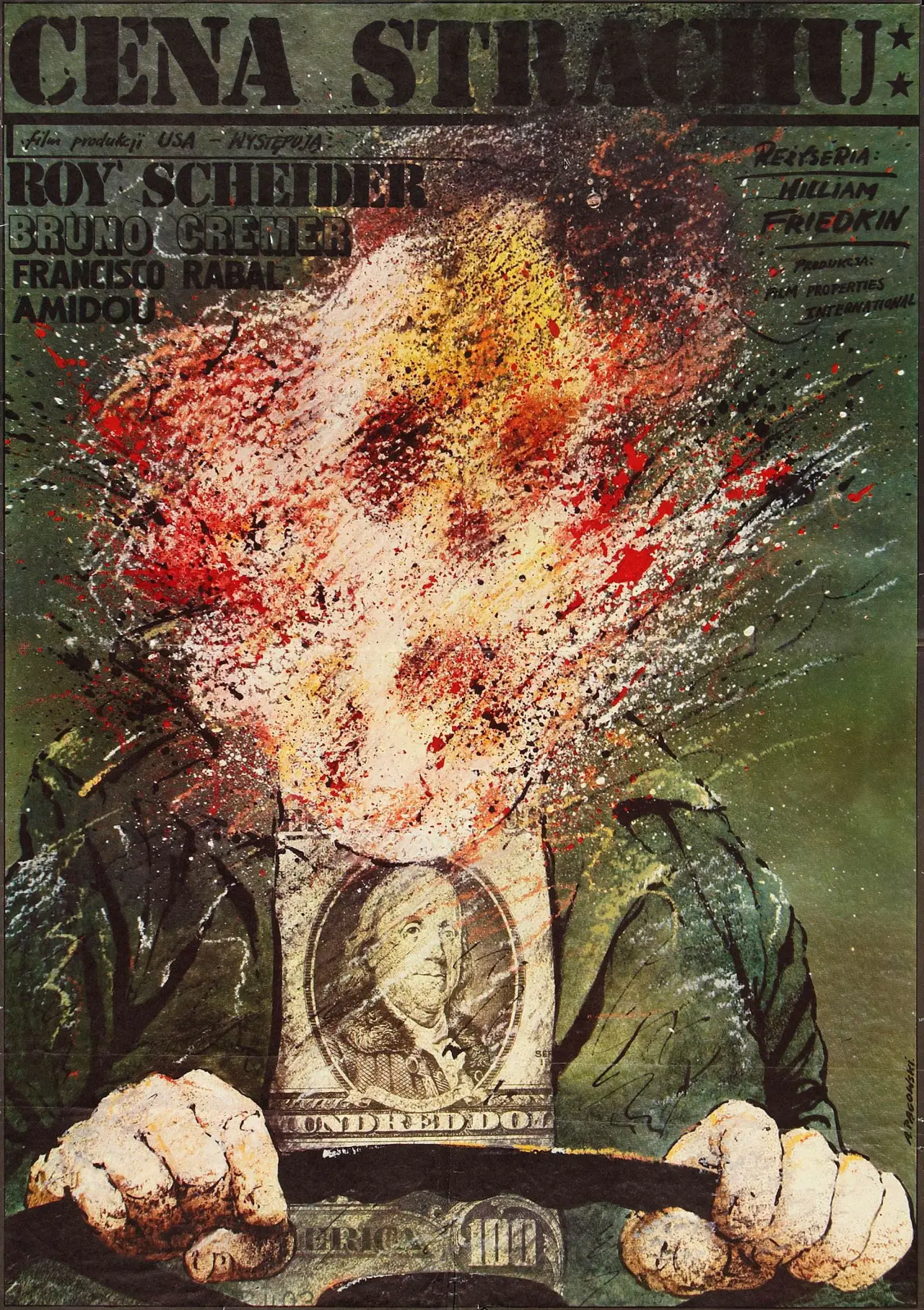 Plakat filmowy "Cena Strachu"