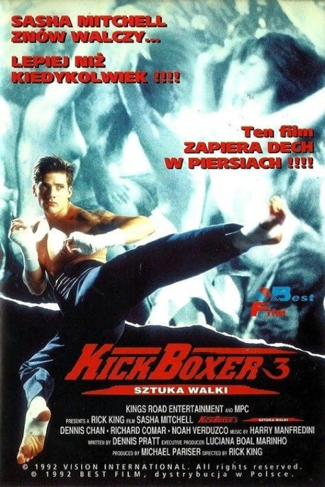 Plakat filmowy "Kickboxer 3: Sztuka Walki"