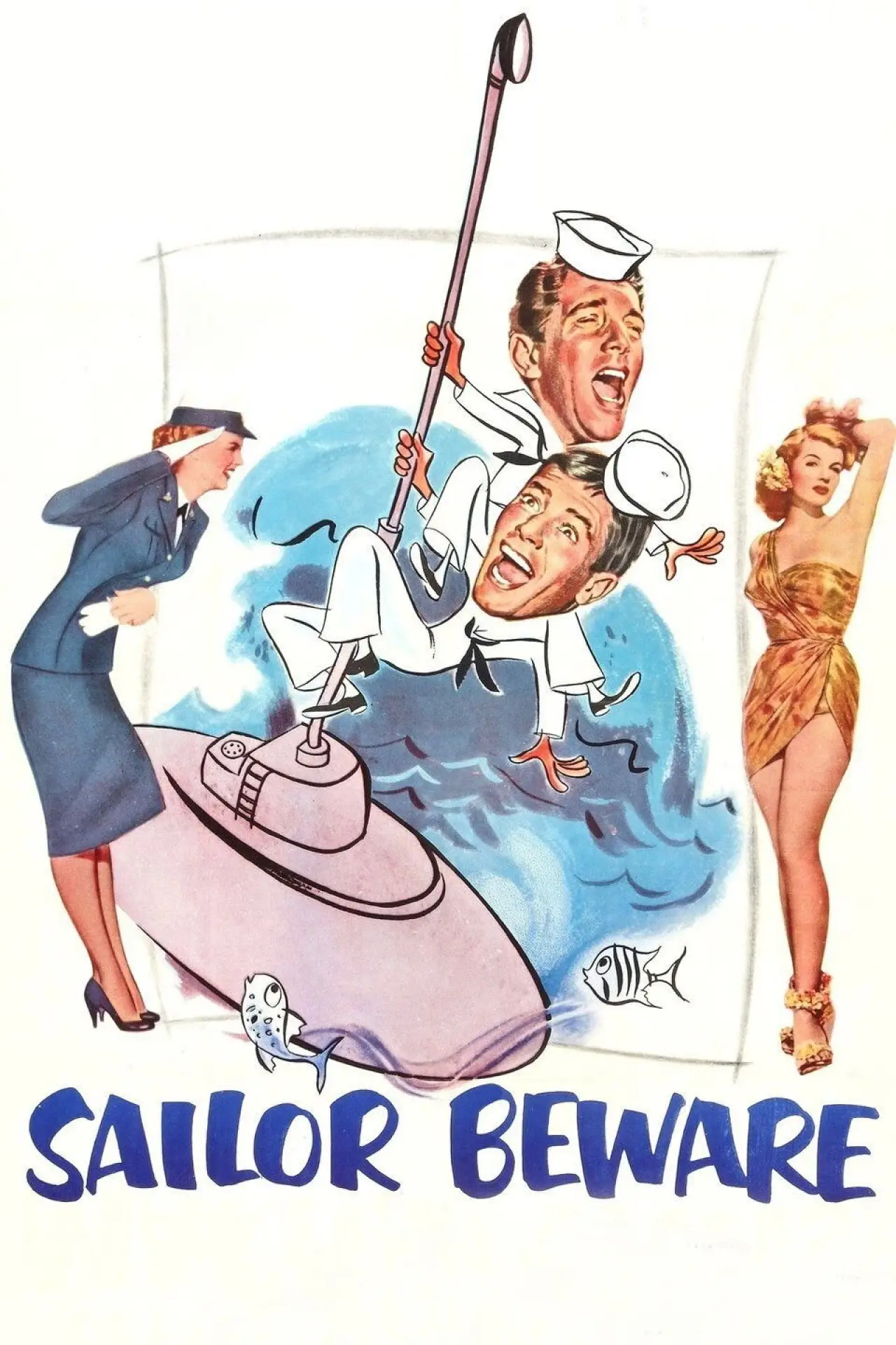 Plakat filmowy "Sailor Beware"