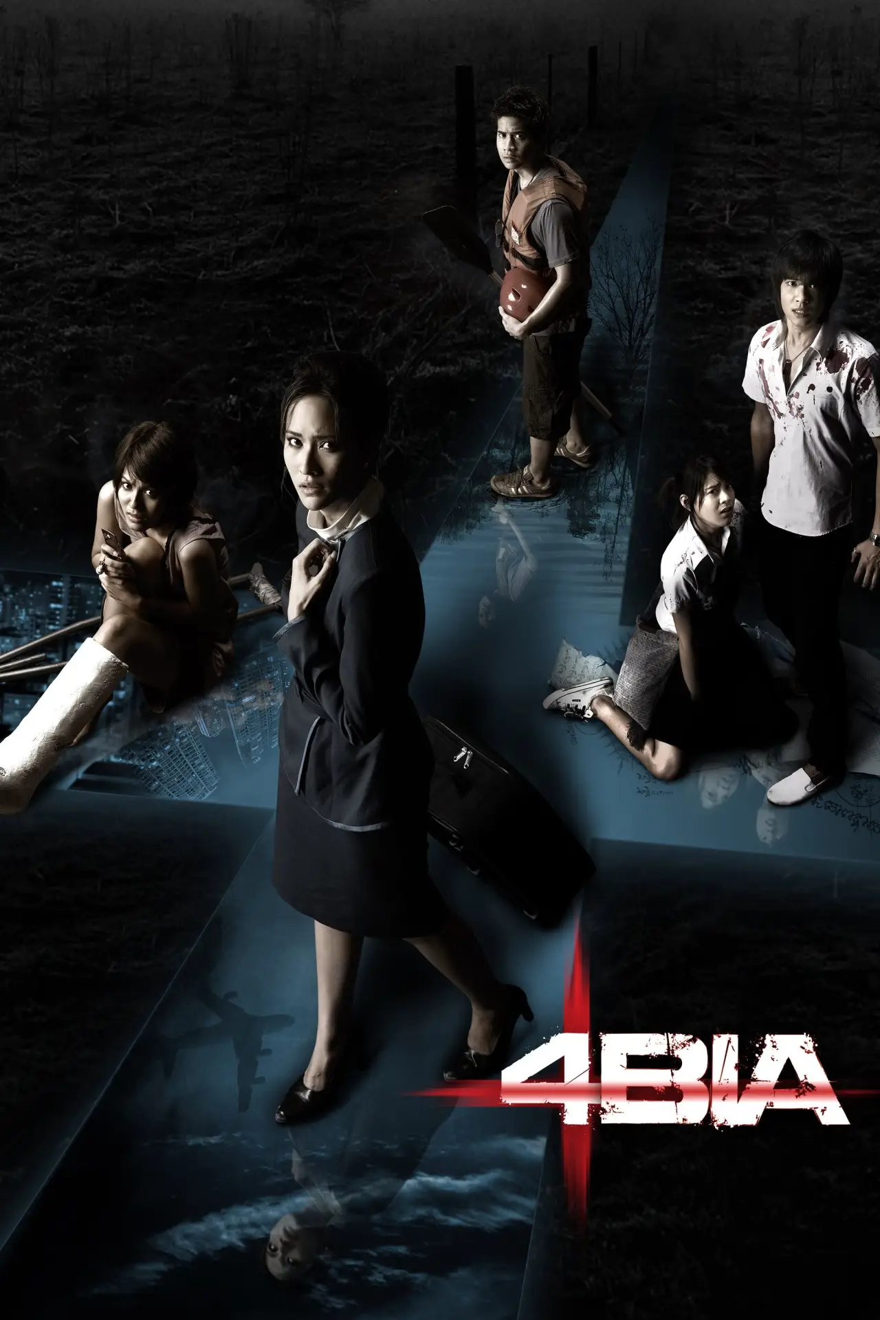 Plakat filmowy "สี่แพร่ง"