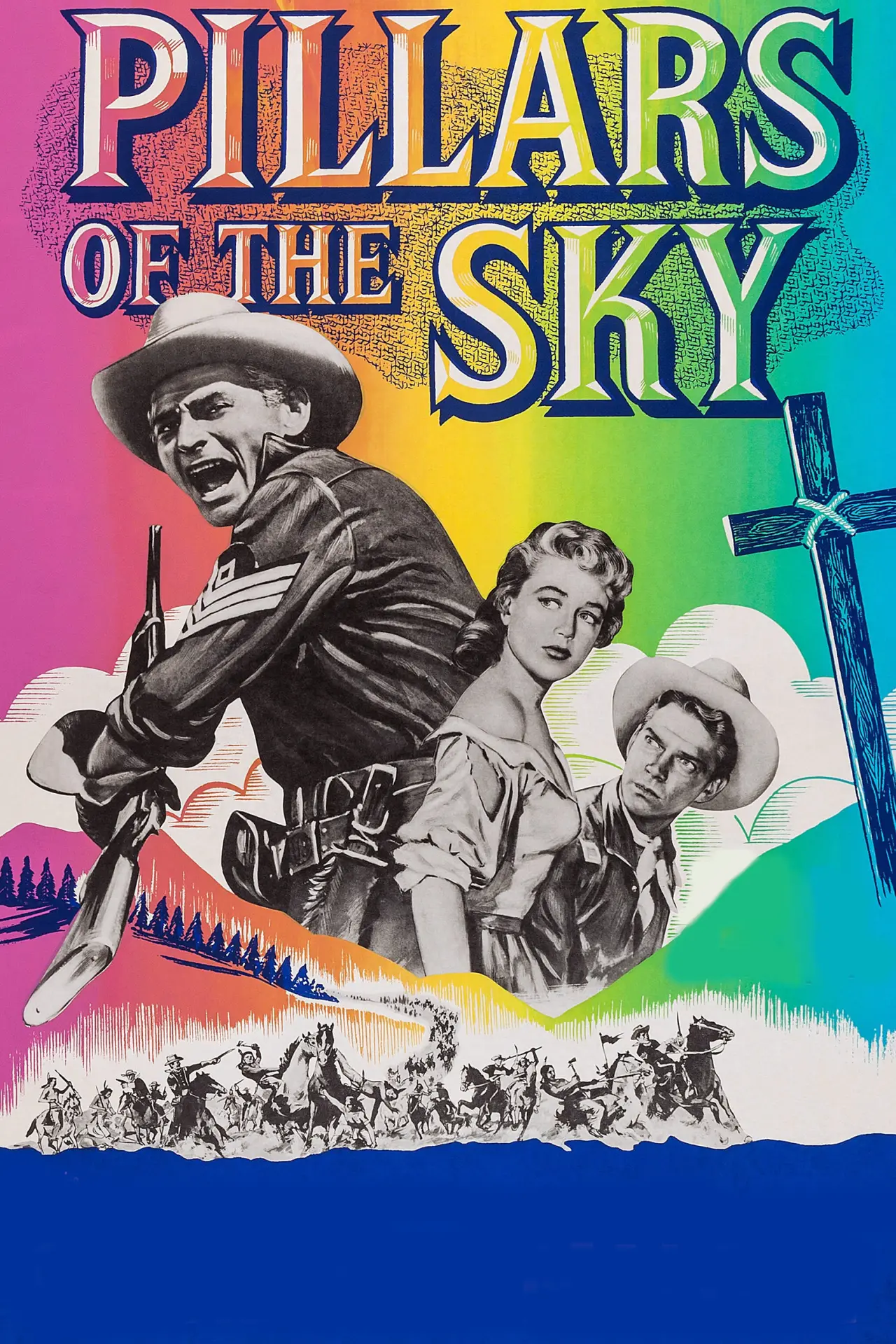 Plakat filmowy "Pillars of the Sky"
