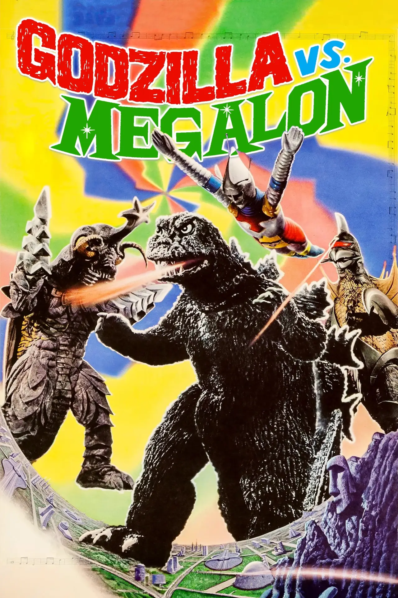 Plakat filmowy "Godzilla kontra Megalon"