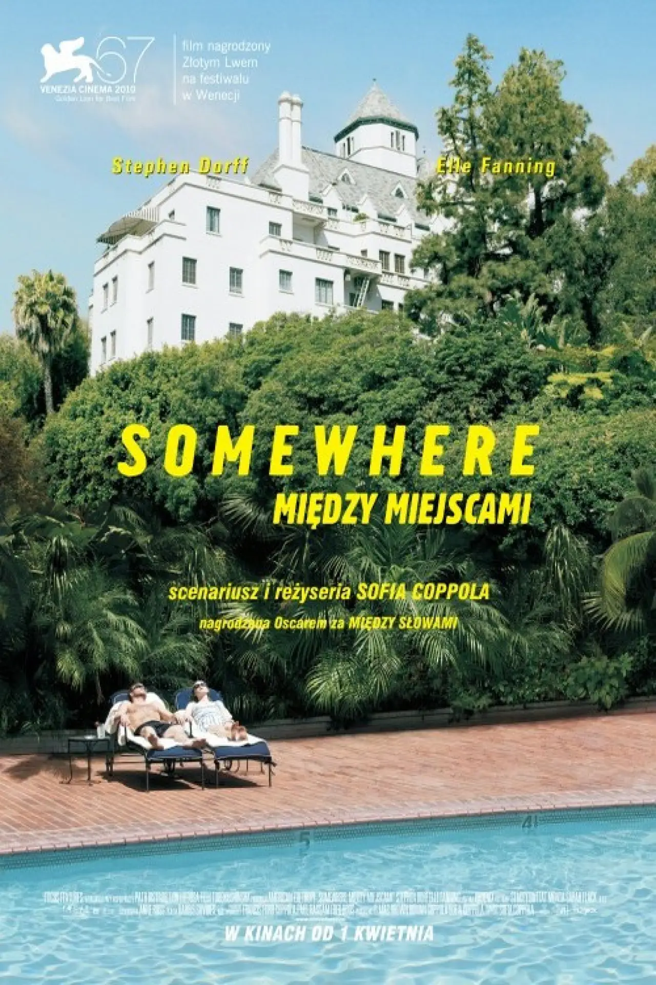 Plakat filmowy "Somewhere. Między miejscami"