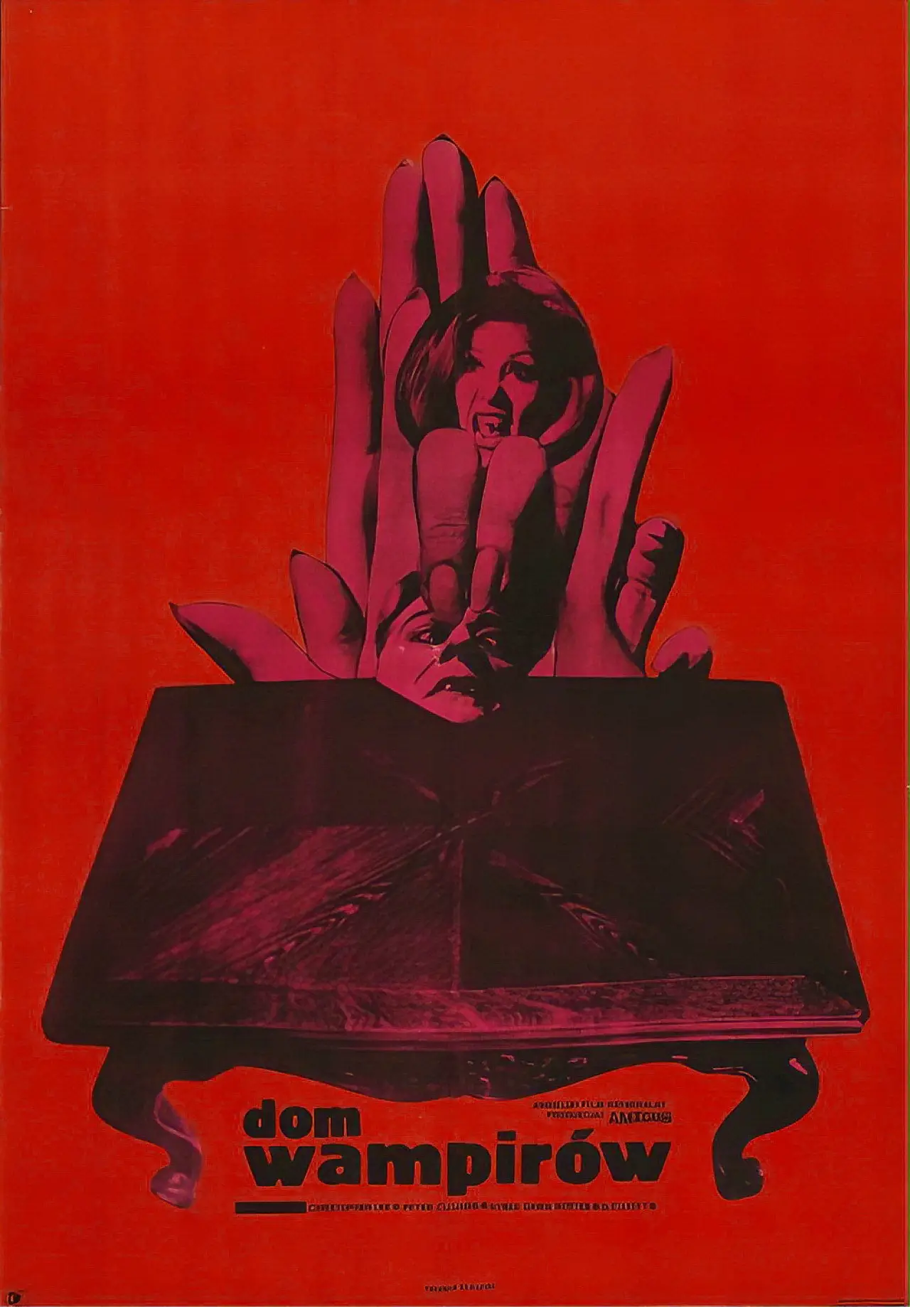 Plakat filmowy "Dom wampirów"