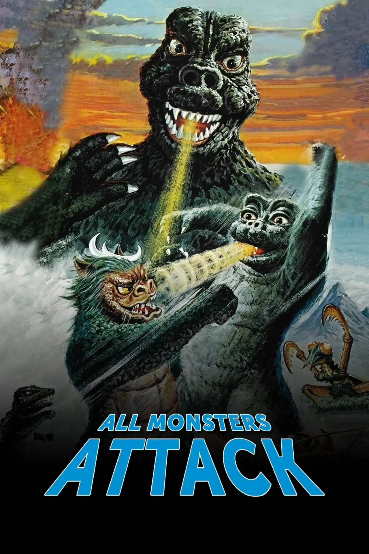 Plakat filmowy "Rewanż Godzilli"