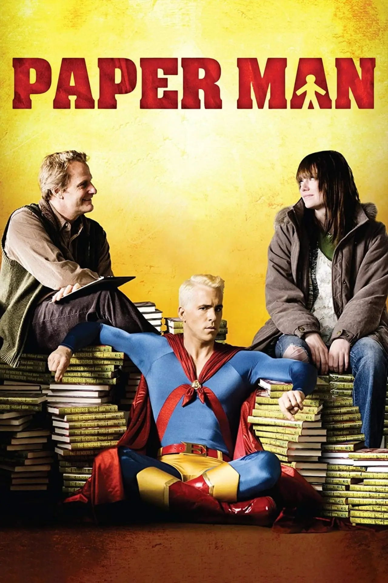 Plakat filmowy "Papierowy bohater"