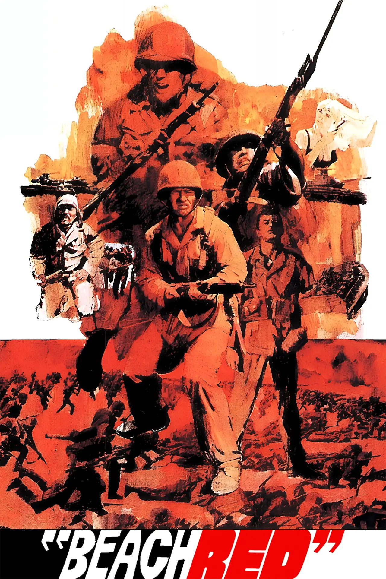 Plakat filmowy "Beach Red"