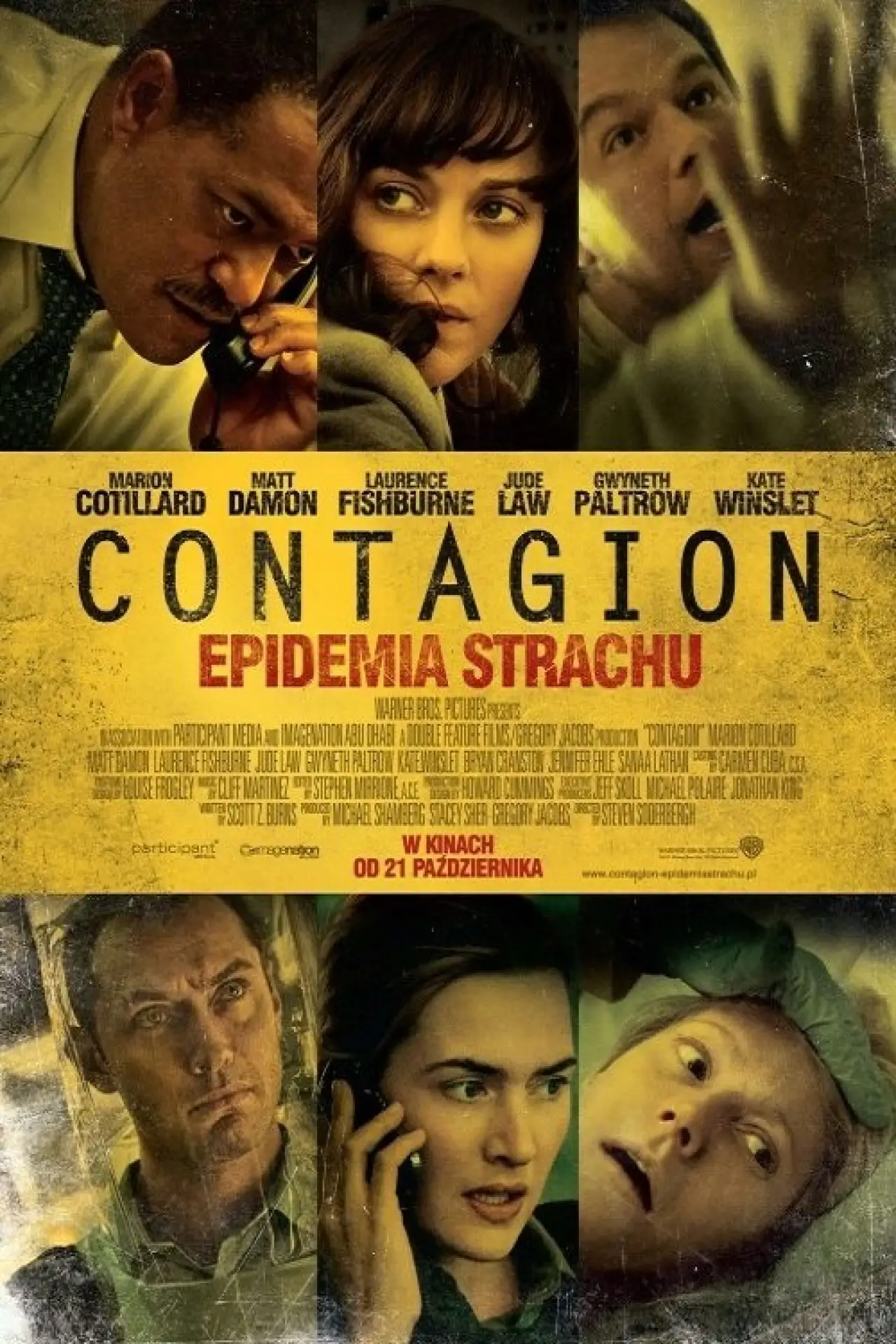 Plakat filmowy "Epidemia Strachu"