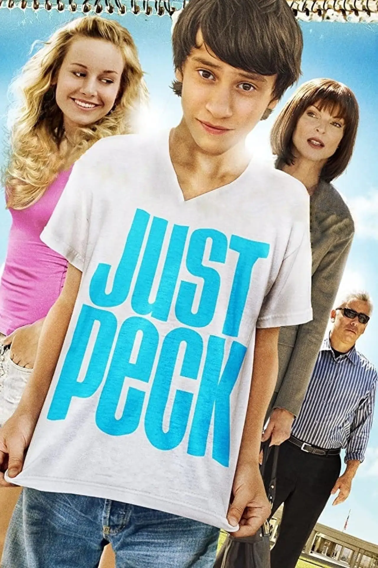 Plakat filmowy "Just Peck"