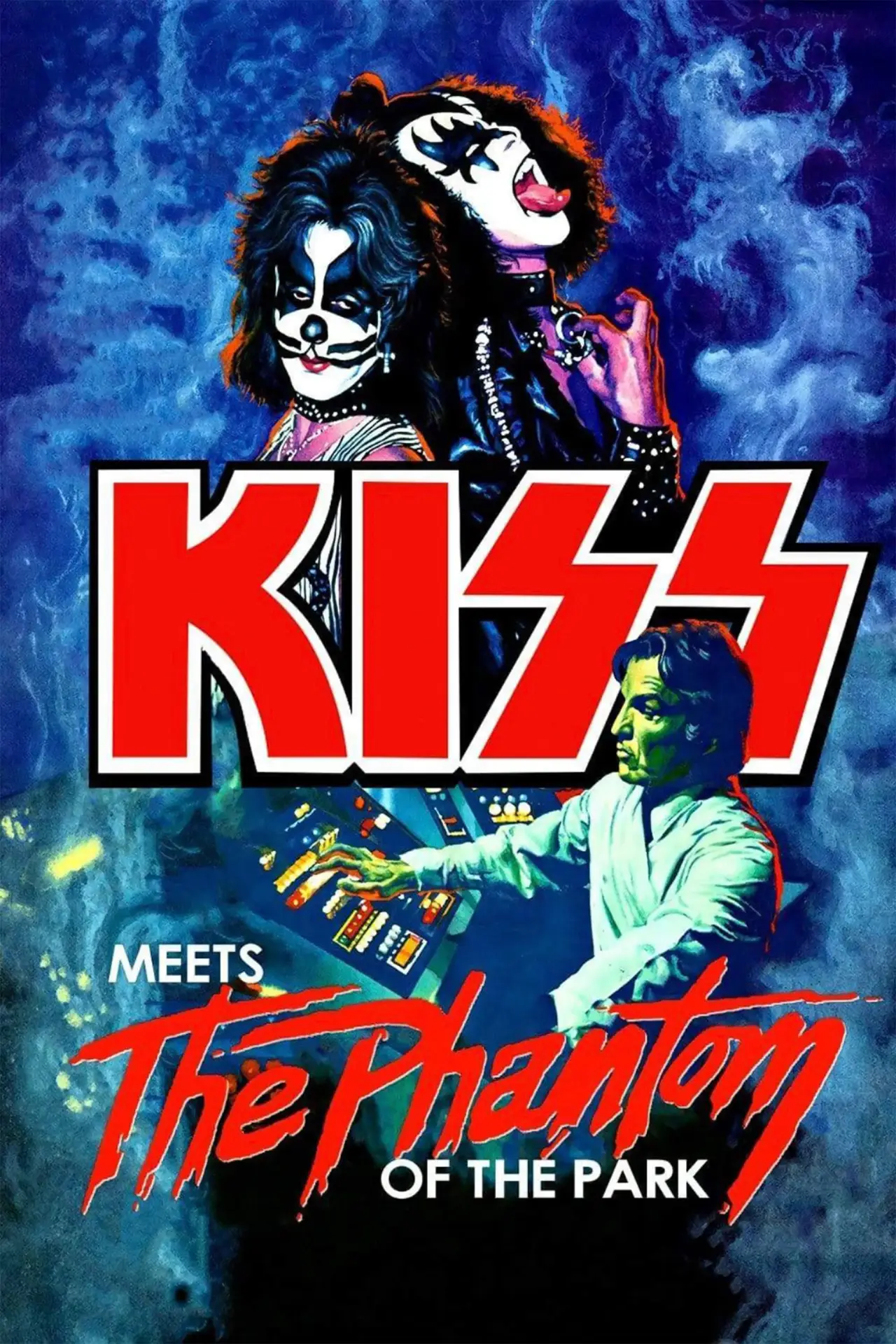 Plakat filmowy "KISS Meets the Phantom of the Park"