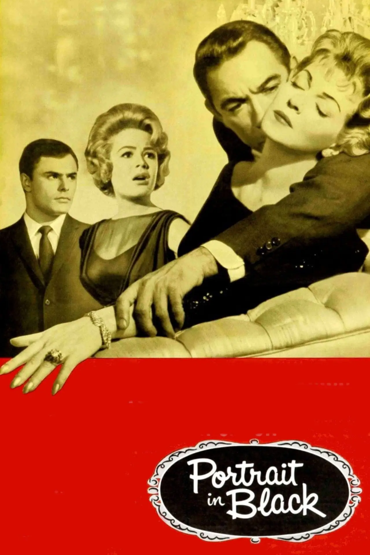 Plakat filmowy "Portrait in Black"