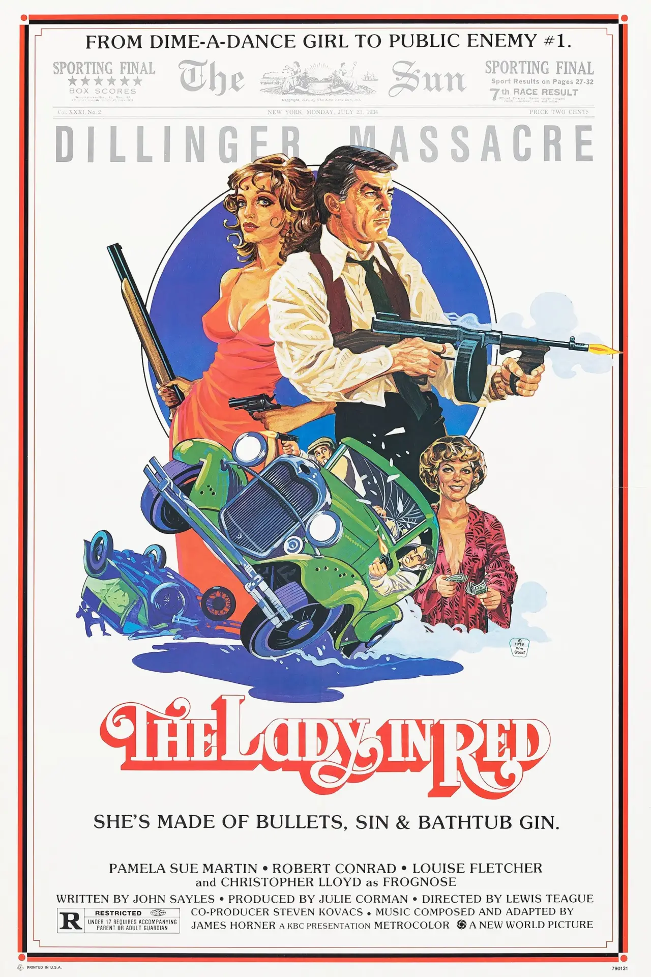 Plakat filmowy "The Lady in Red"