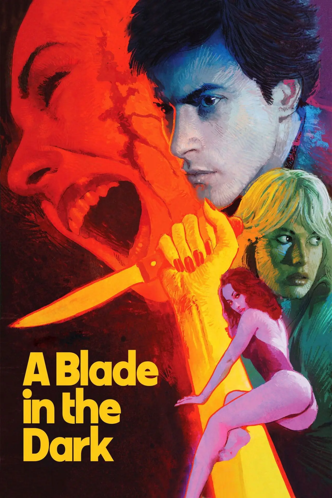 Plakat filmowy "La casa con la scala nel buio"