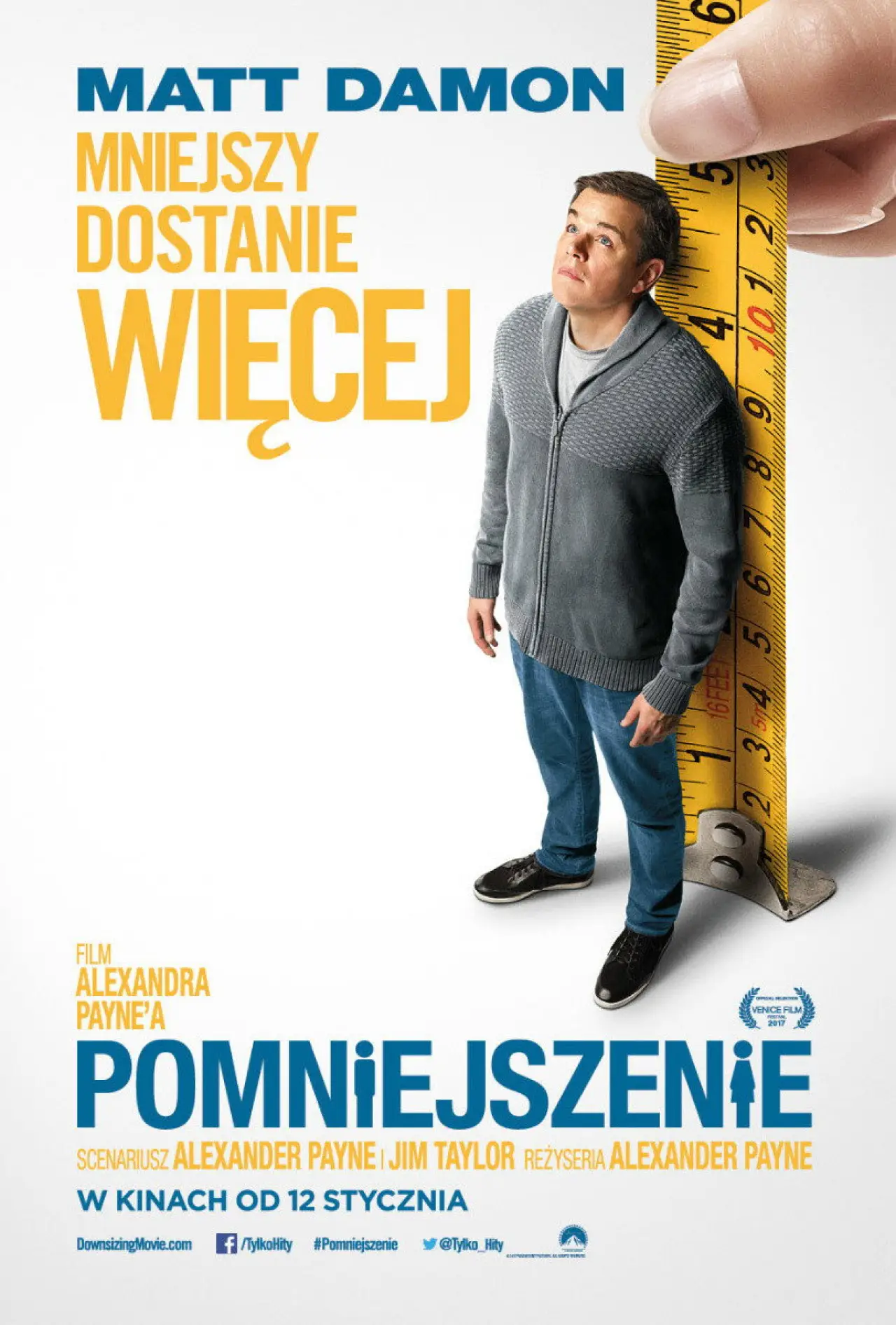 Plakat filmowy "Pomniejszenie"