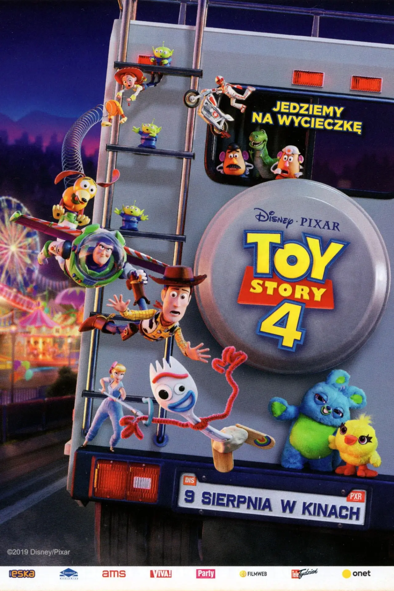 Plakat filmowy "Toy Story 4"
