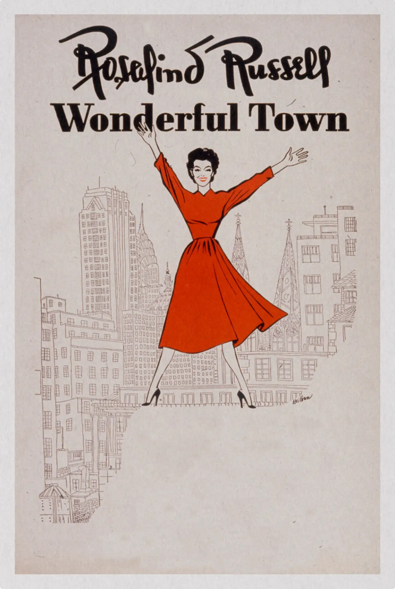 Plakat filmowy "Wonderful Town"