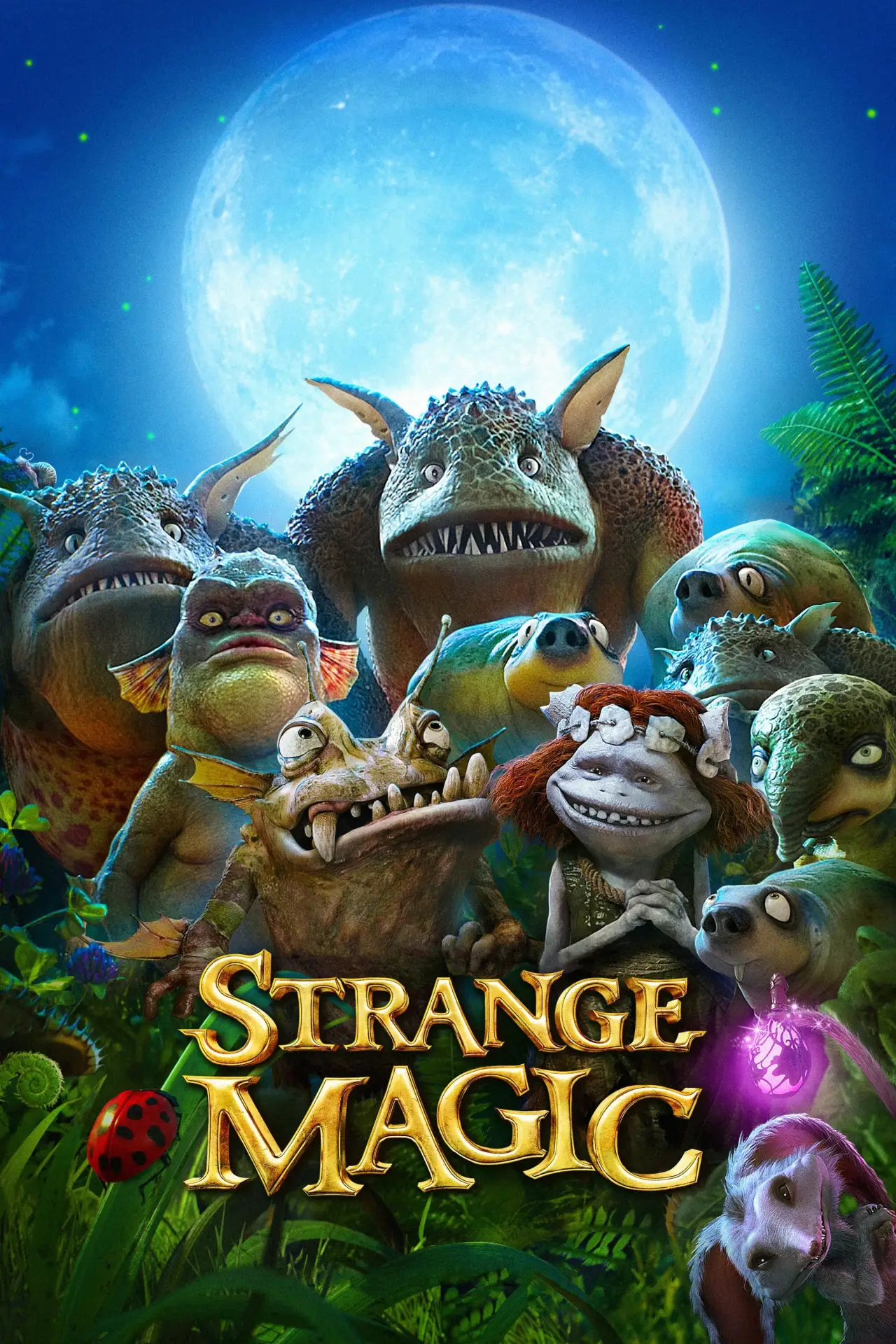 Plakat filmowy "Dziwna Magia"