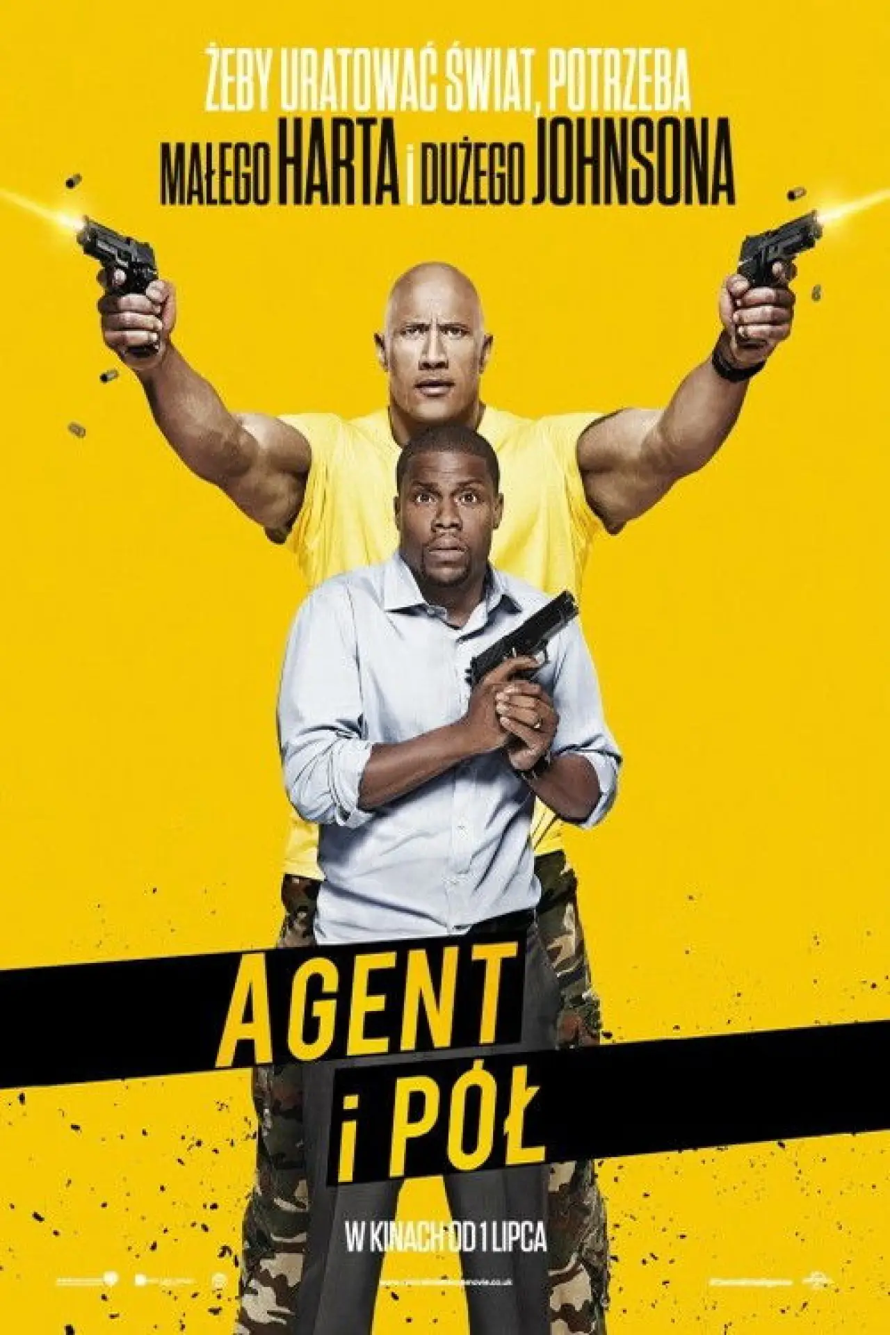 Plakat filmowy "Agent i pół"