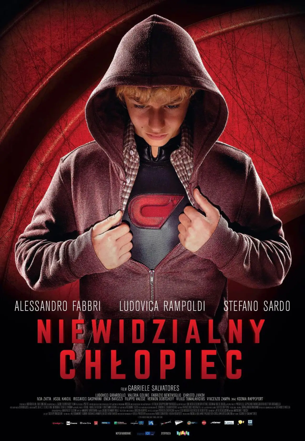 Plakat filmowy "Niewidzialny chłopiec"