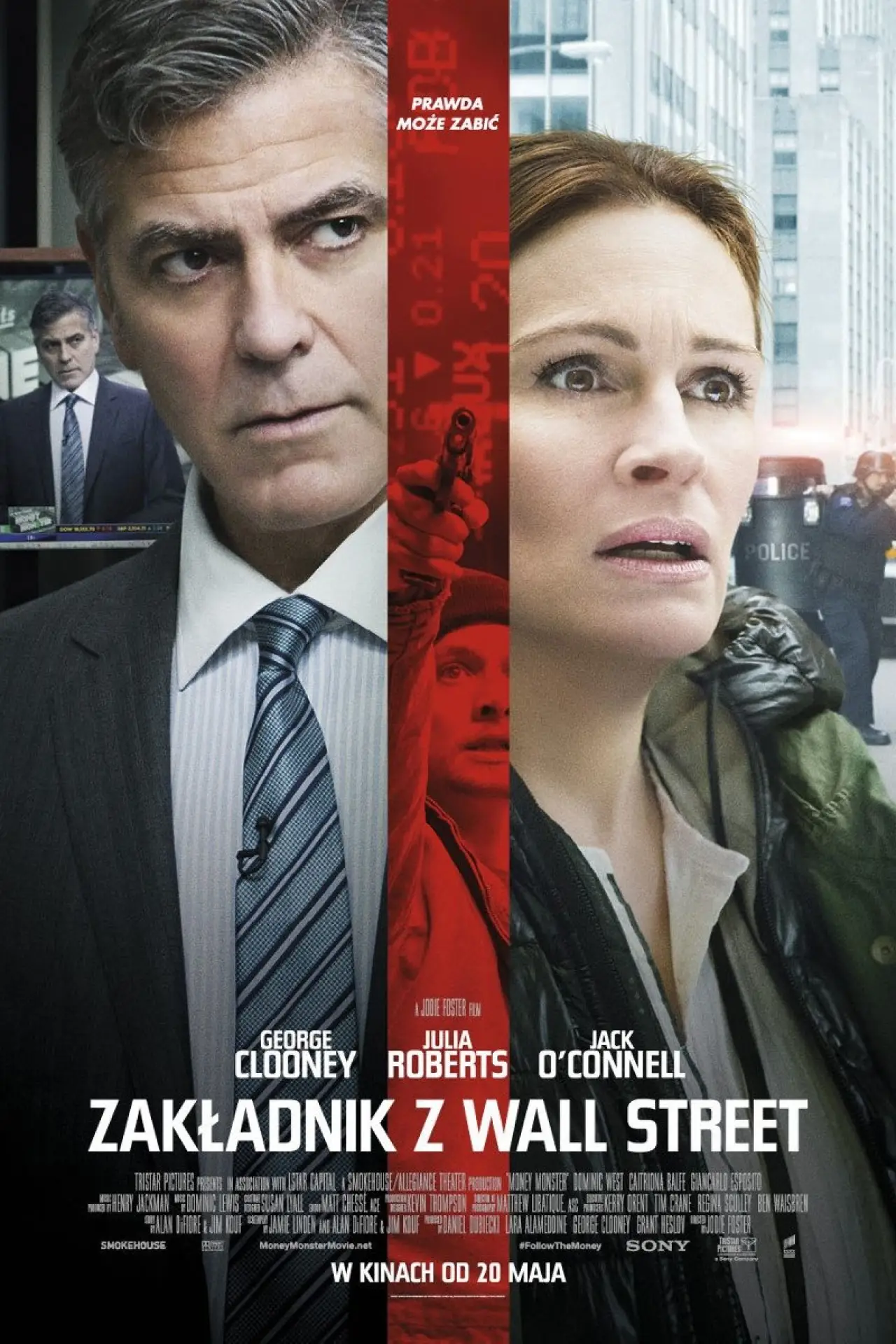 Plakat filmowy "Zakładnik z Wall Street"