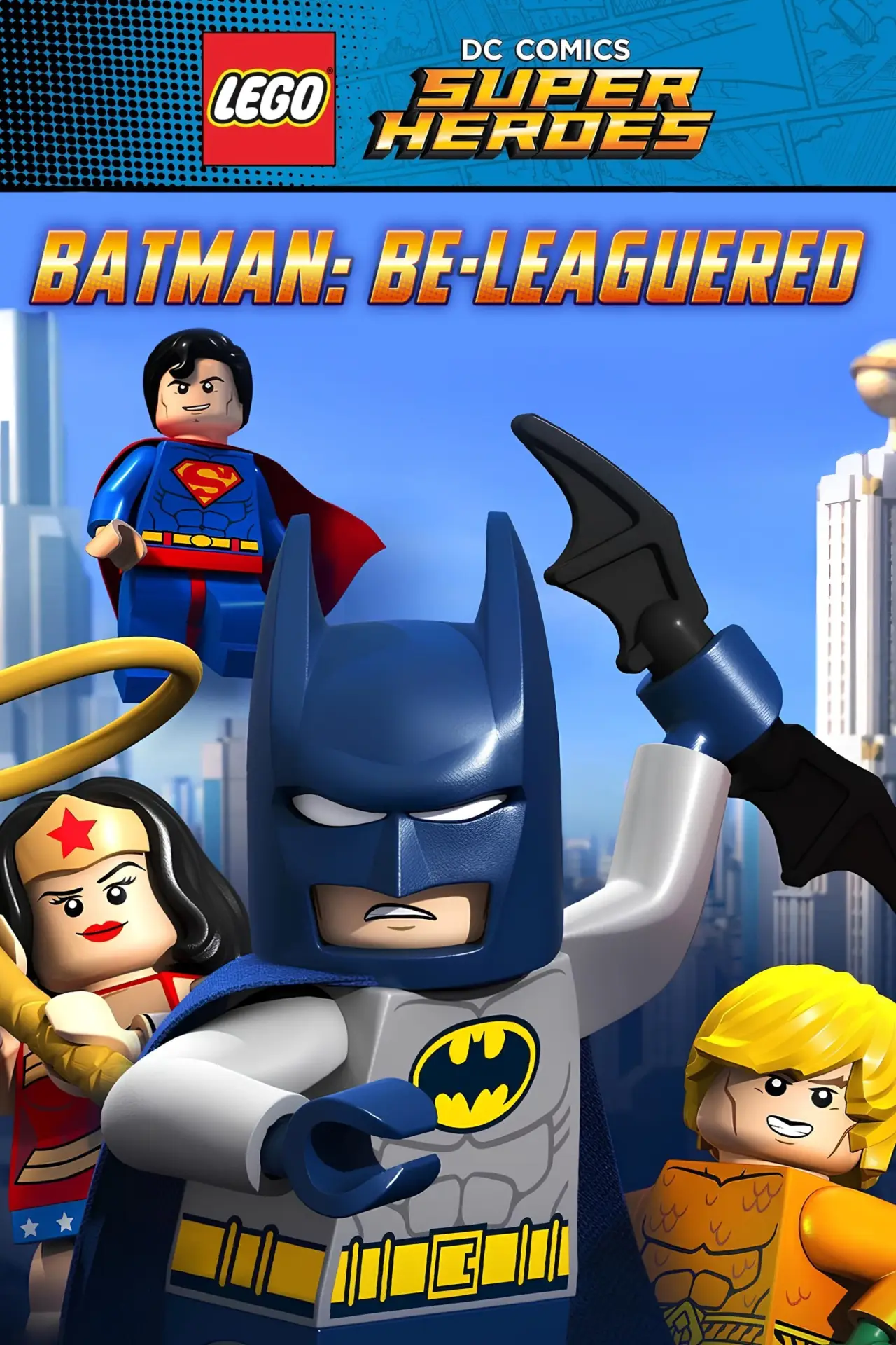 Plakat filmowy "LEGO® DC Comics Super Heroes: Batman i Liga Sprawiedliwości"