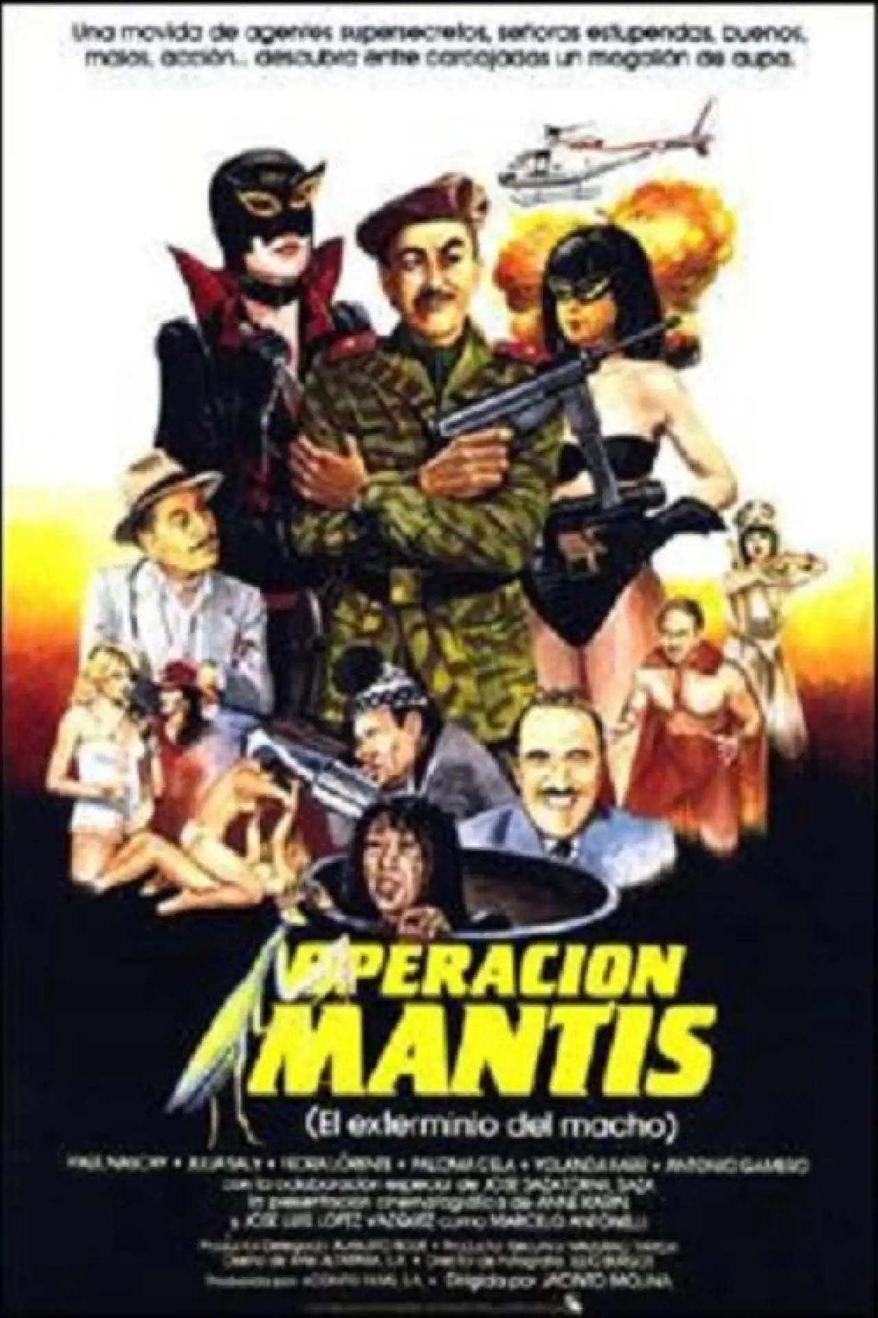 Plakat filmowy "Operación Mantis"
