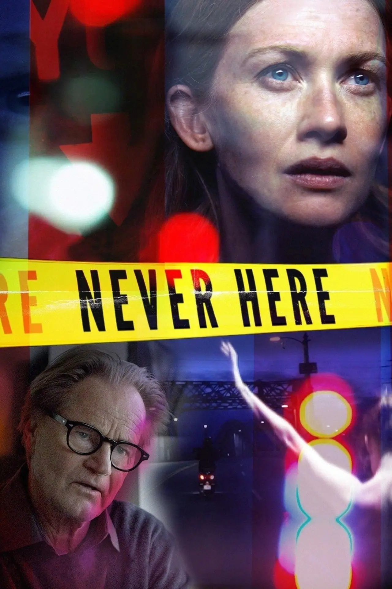 Plakat filmowy "Never Here"