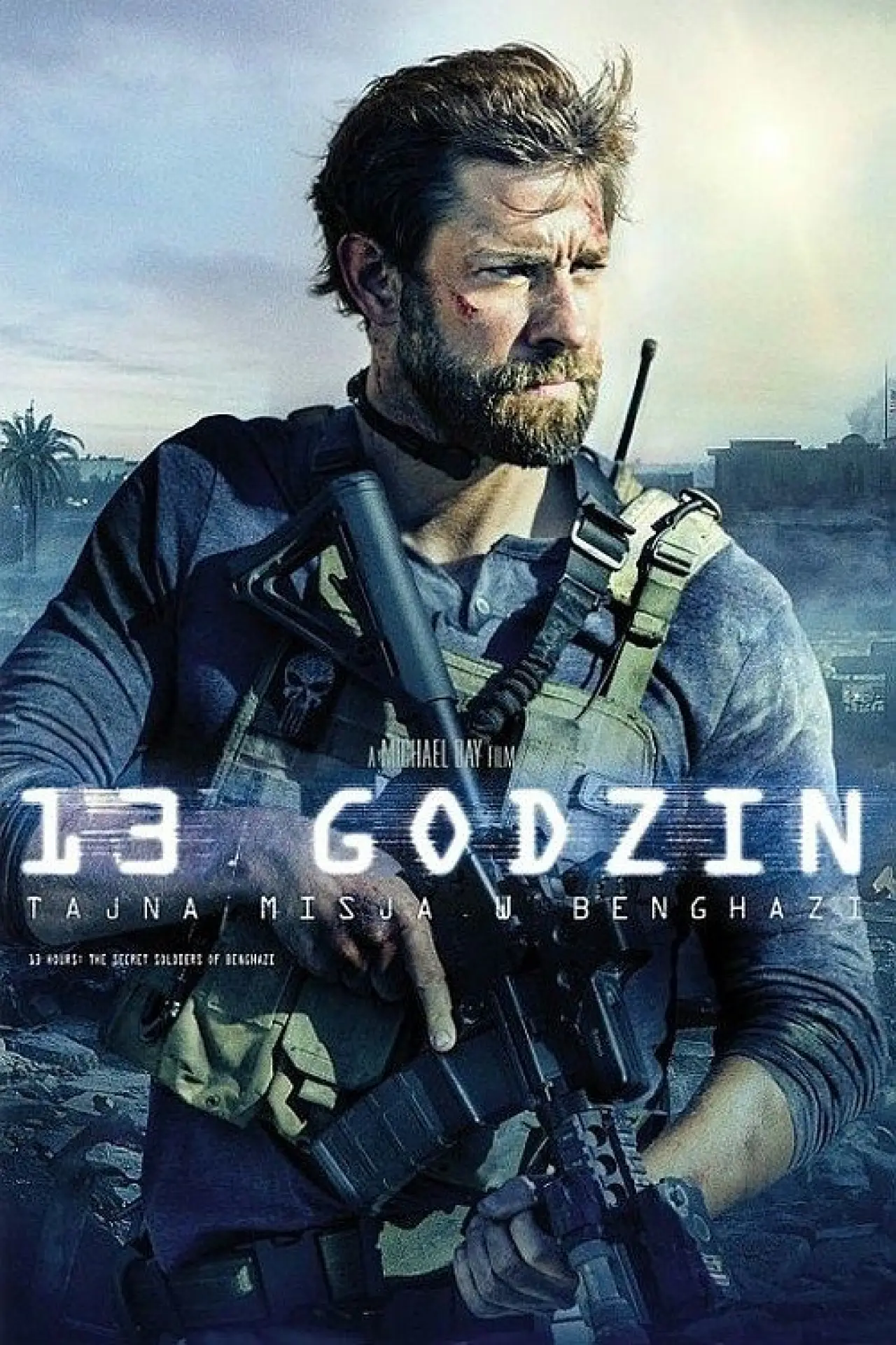 Plakat filmowy "13 Godzin: Tajna misja w Benghazi"
