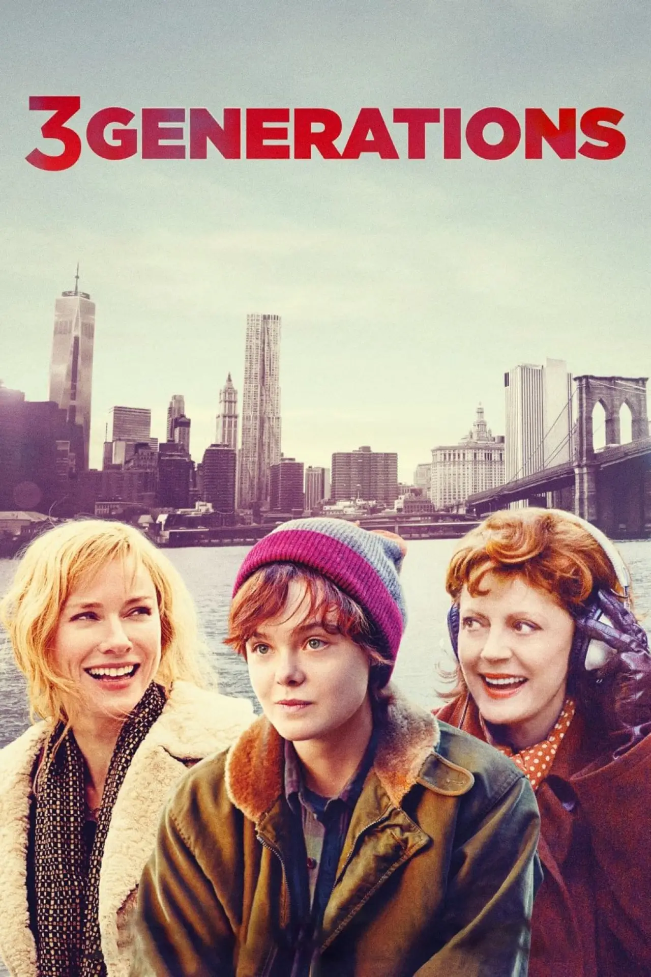 Plakat filmowy "Trzy pokolenia"