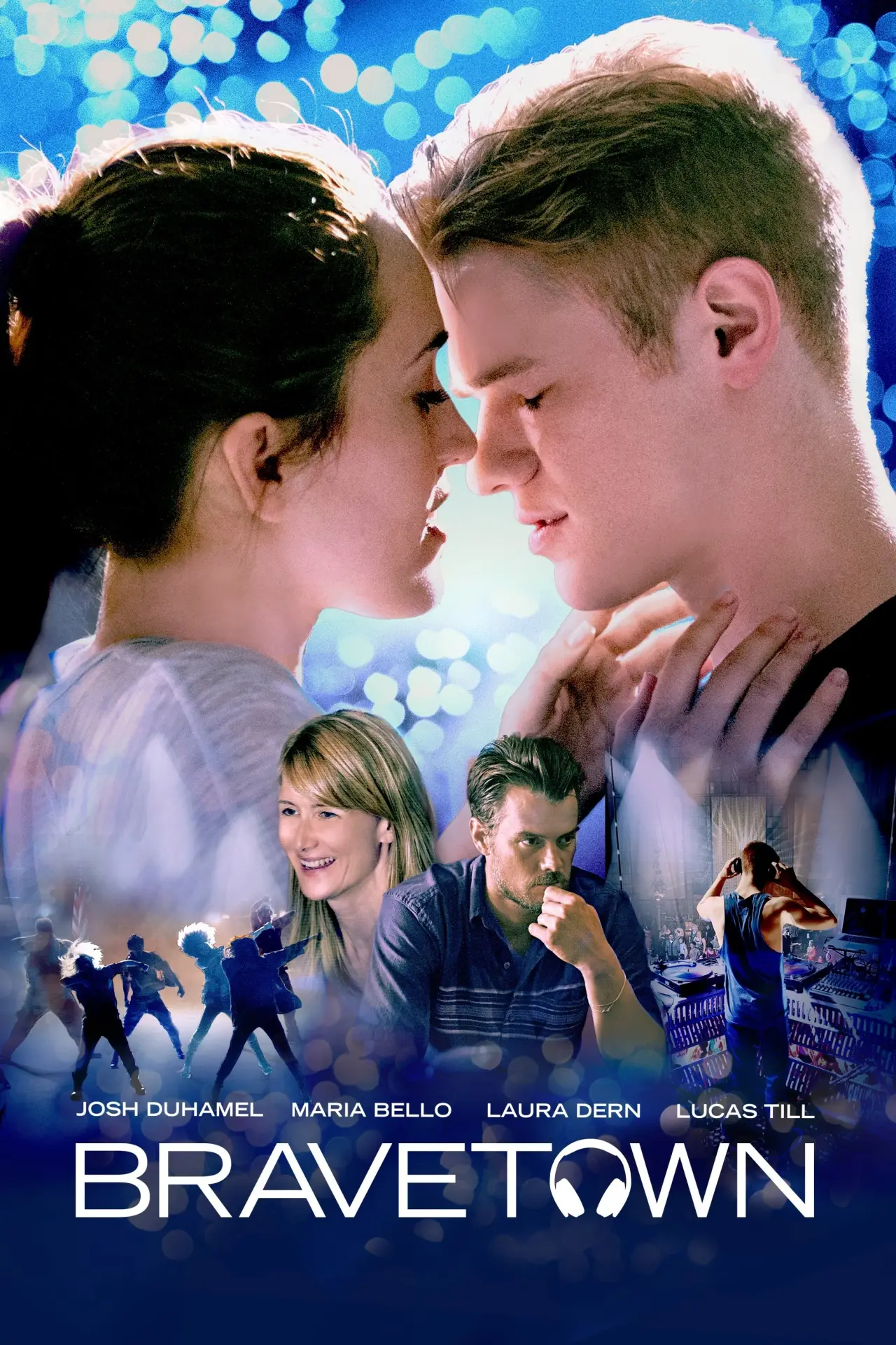 Plakat filmowy "Miasteczko bohaterów"