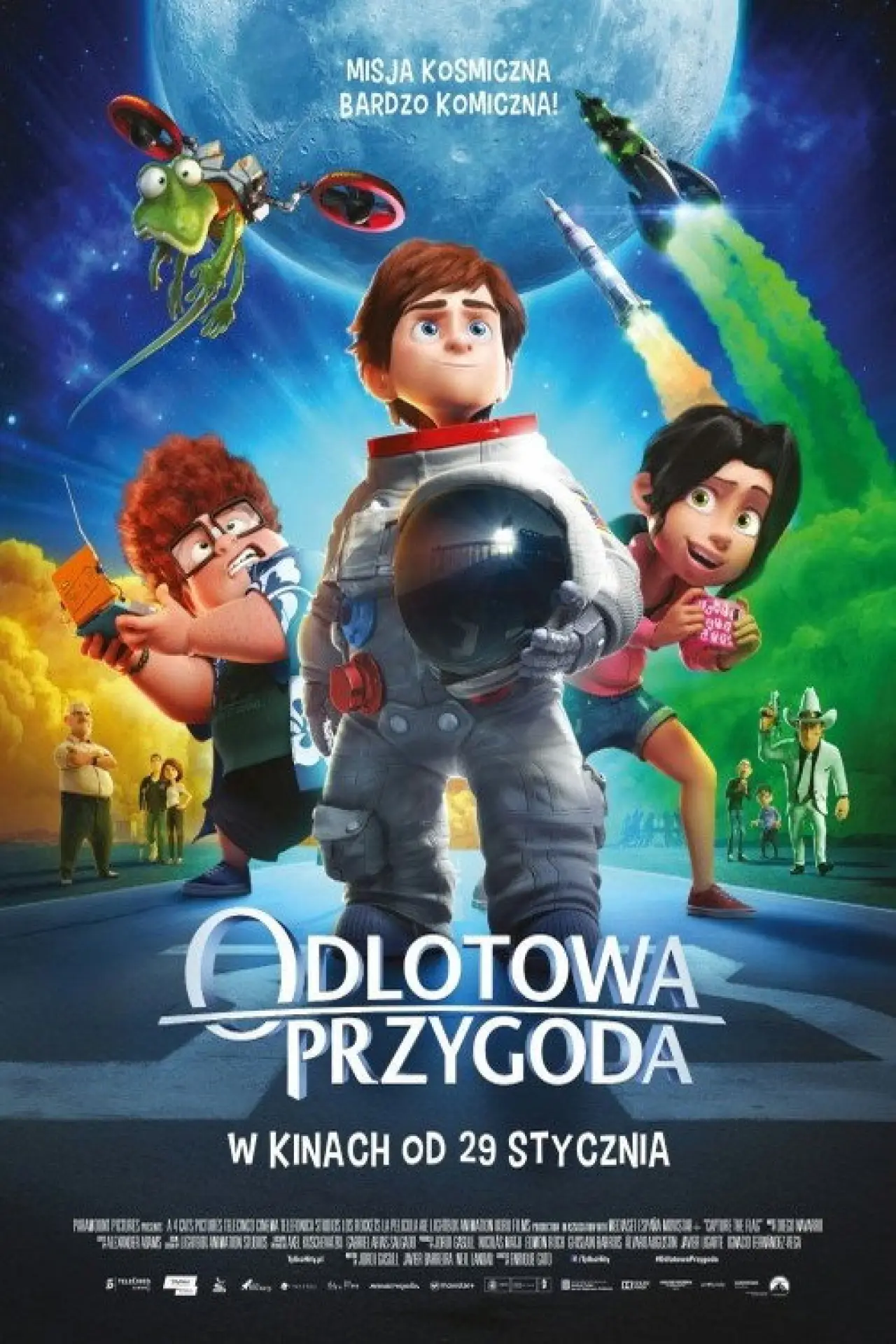 Plakat filmowy "Odlotowa przygoda"