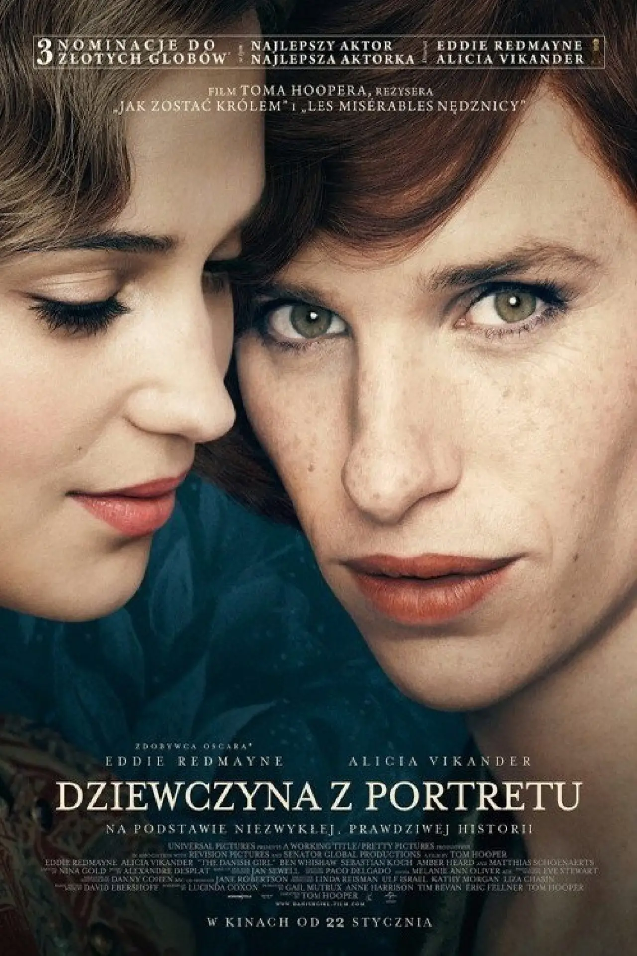 Plakat filmowy "Dziewczyna z portretu"