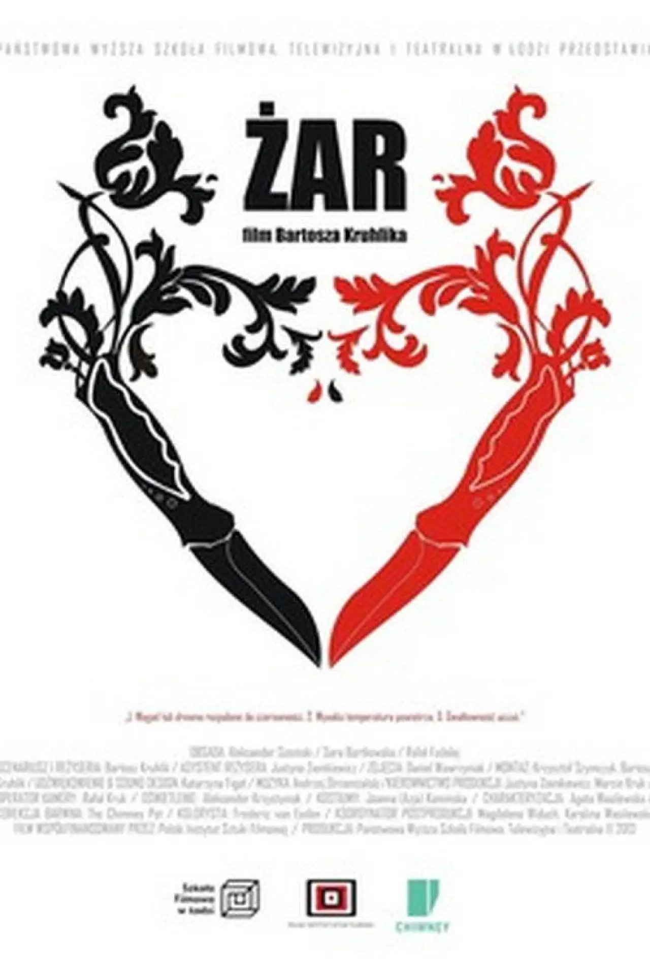 Plakat filmowy "Żar"