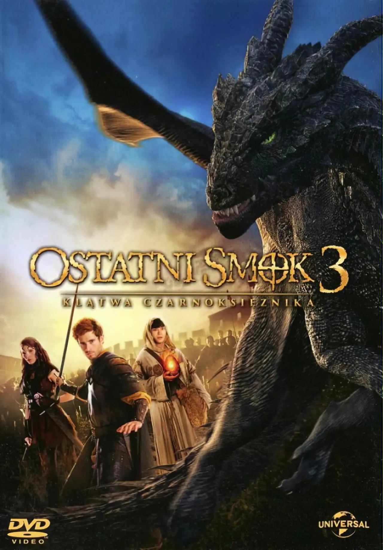 Plakat filmowy "Ostatni smok 3: Klątwa czarnoksiężnika"