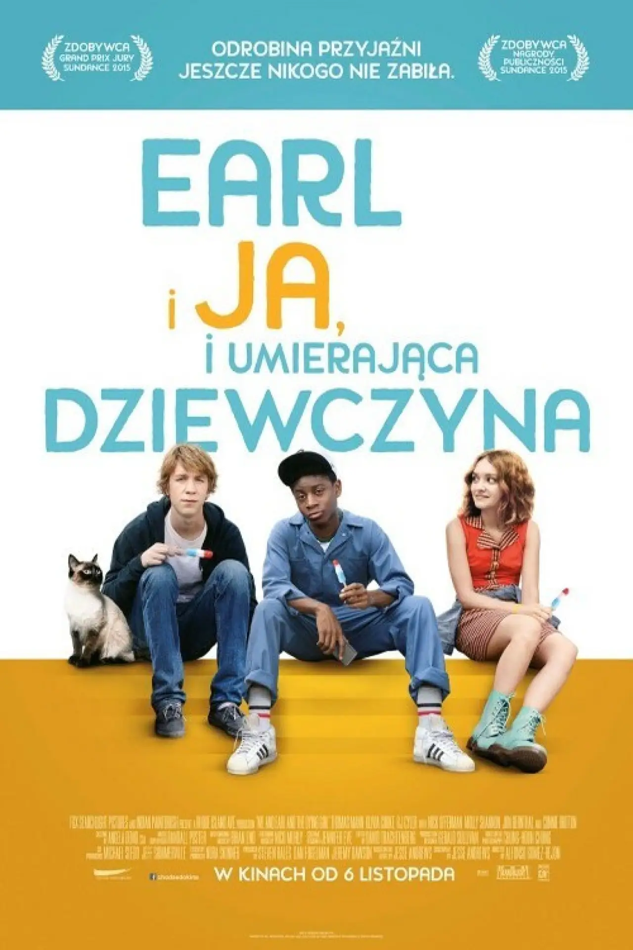 Plakat filmowy "Earl i ja i umierająca dziewczyna"