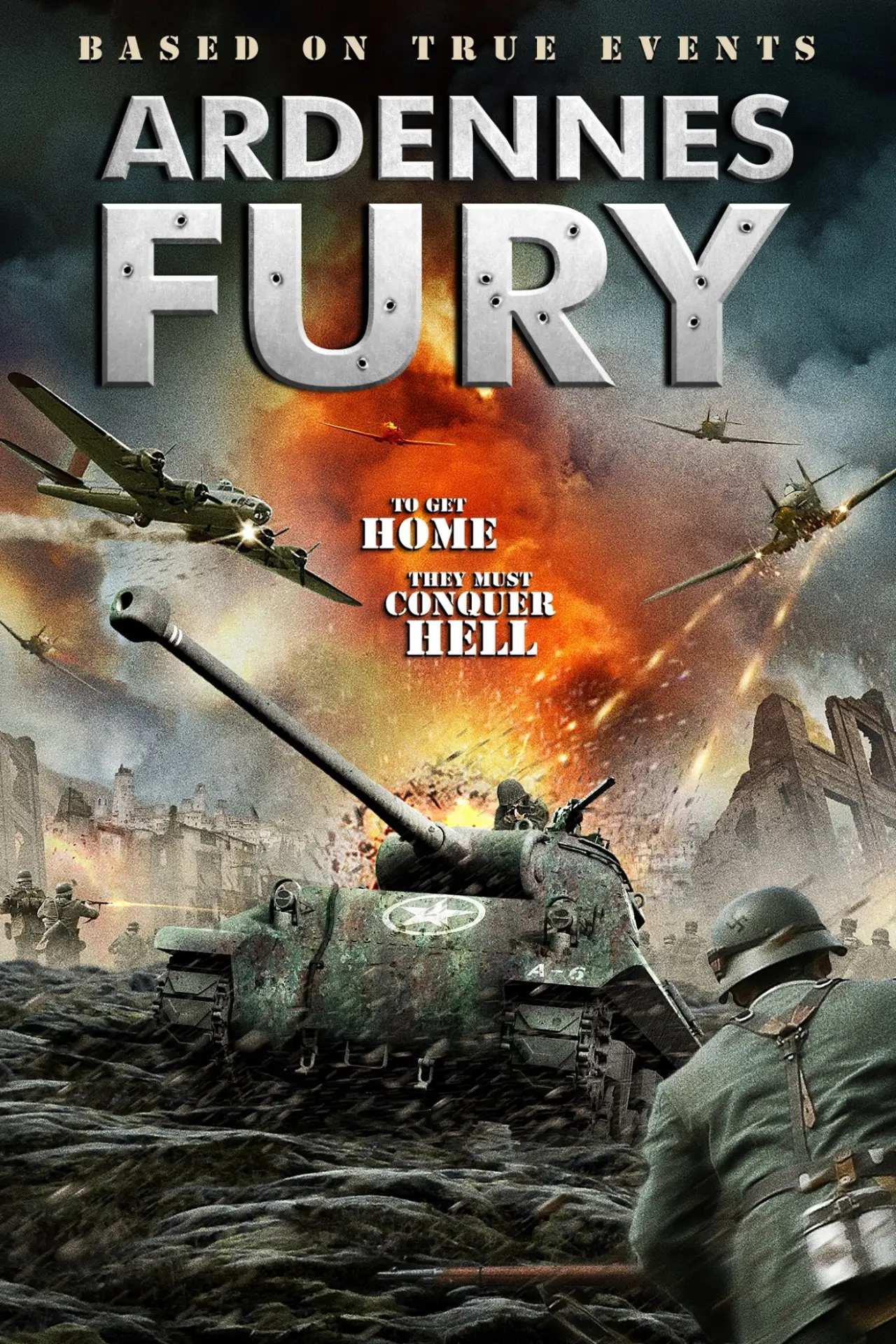 Plakat filmowy "Ardennes Fury"