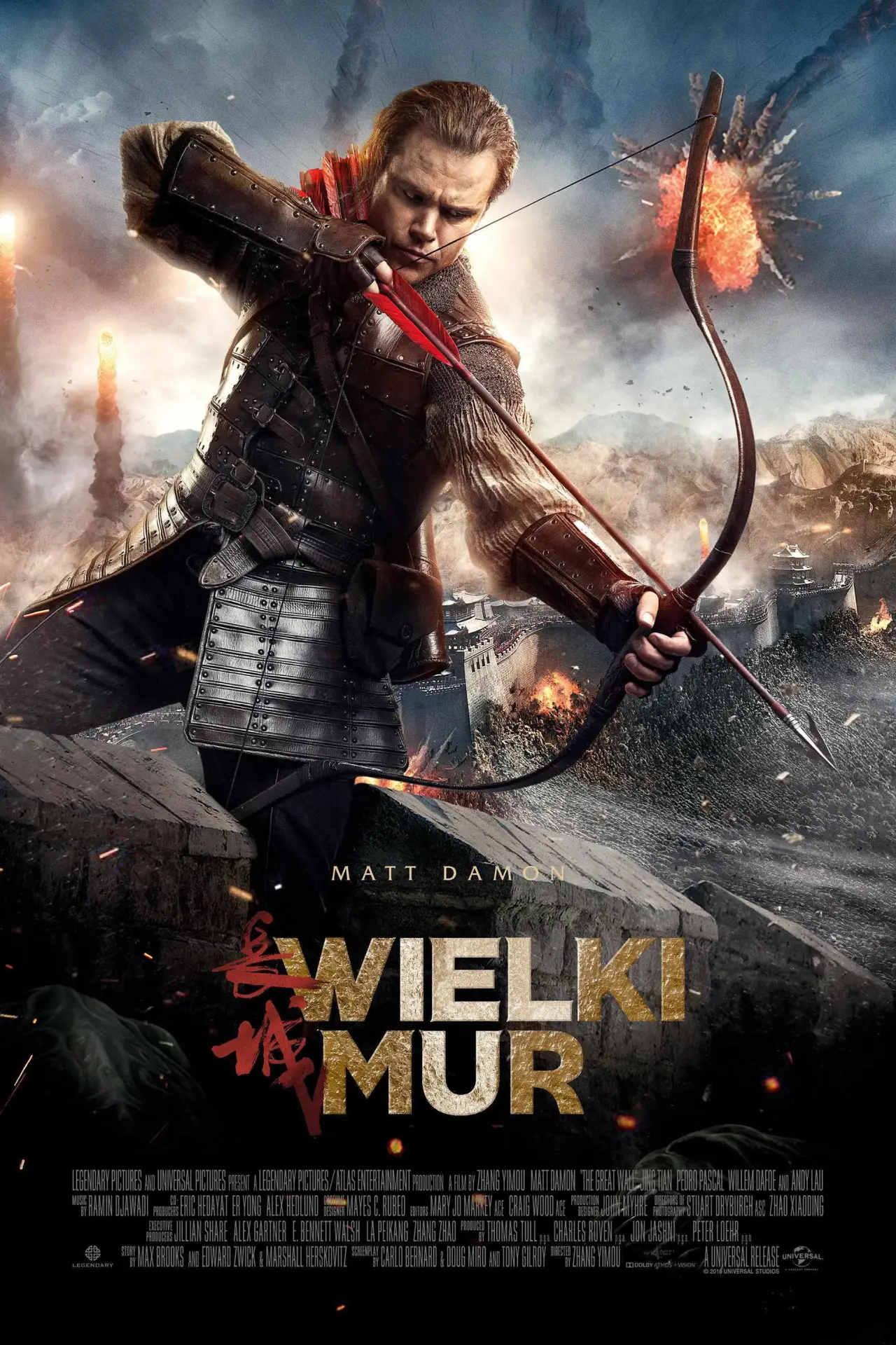 Plakat filmowy "Wielki Mur"