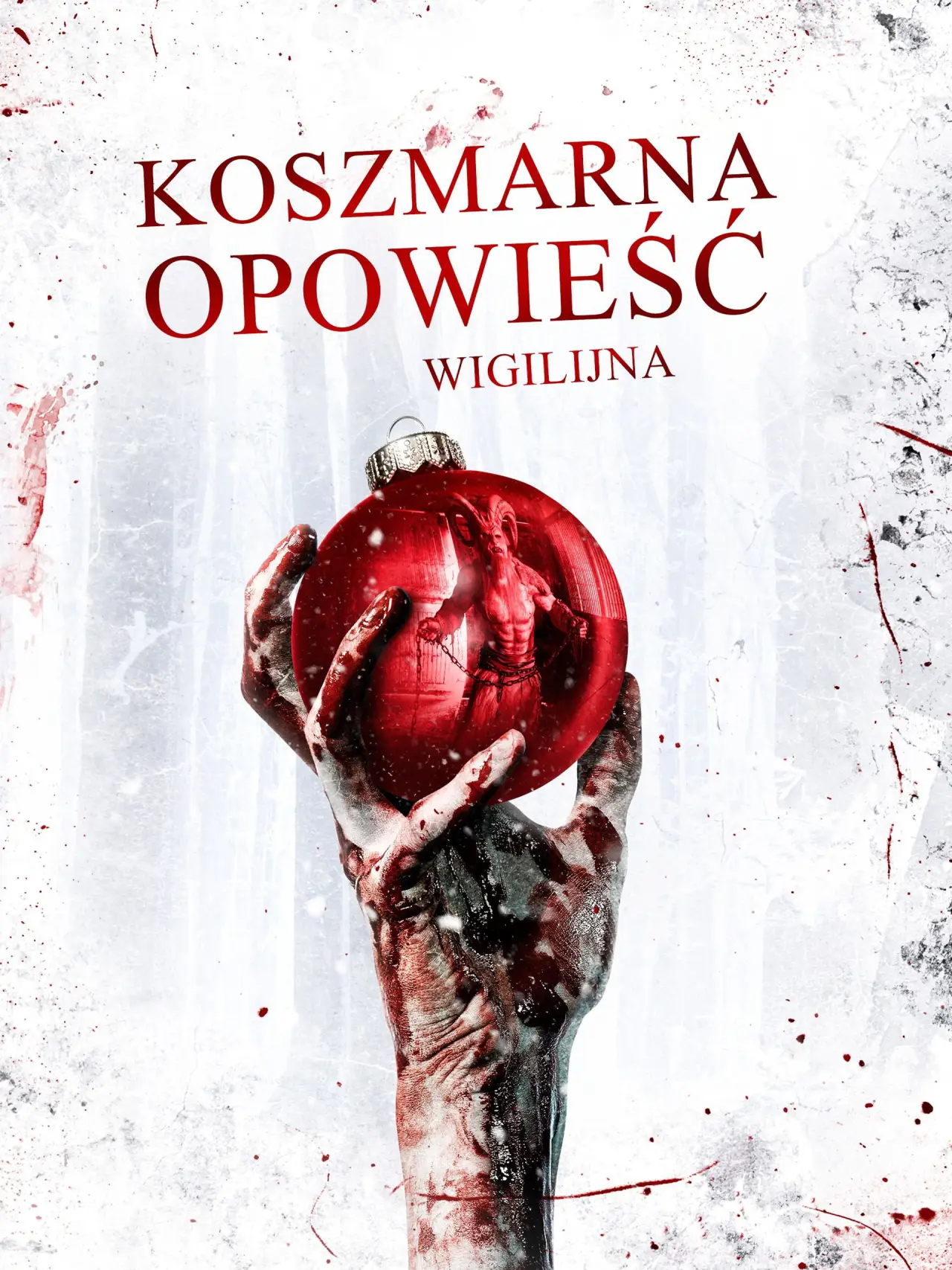 Plakat filmowy "Koszmarna opowieść wigilijna"