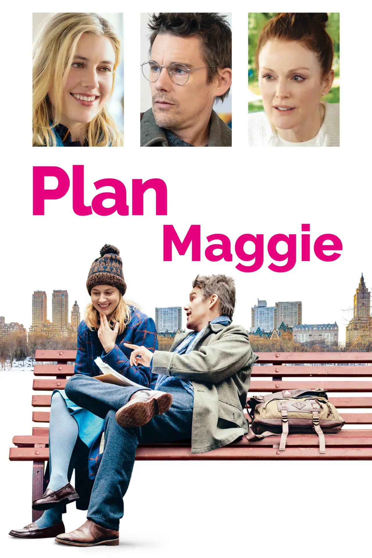 Plakat filmowy "Plan Maggie"